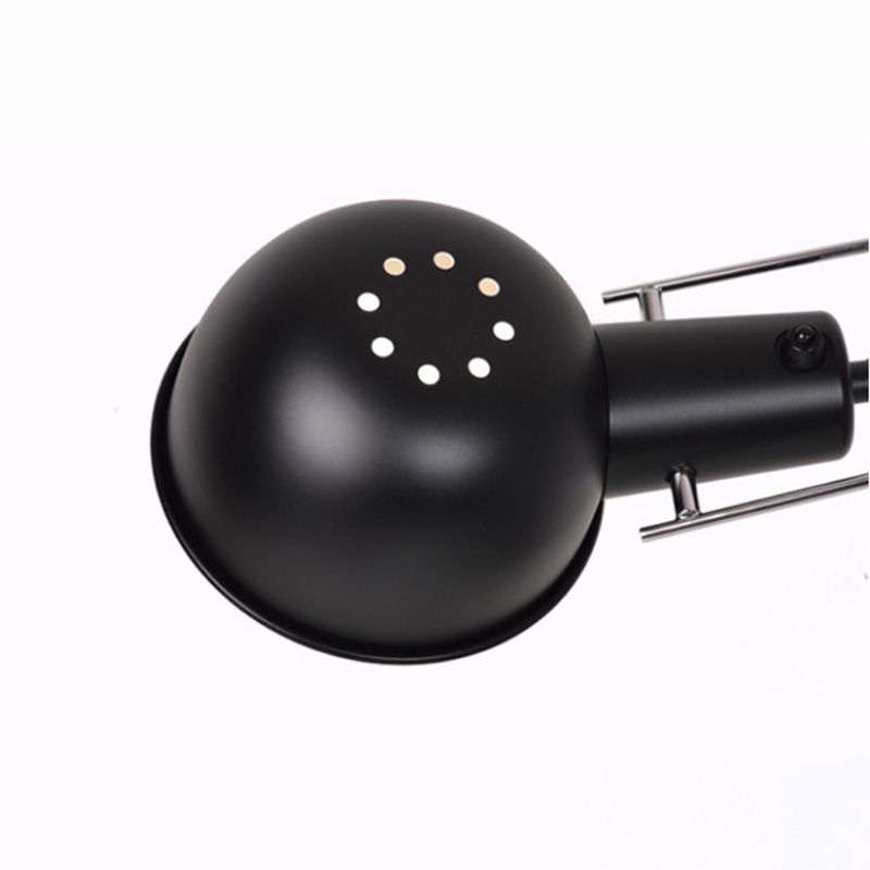Silva Industrie LED Wandleuchte Innen Verstellbarem Arm Metall Schwarz/Weiß Schlafzimmer