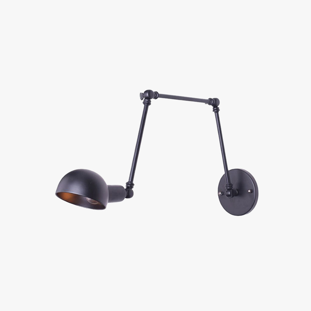 Silva Minimalistisch LED Wandleuchte Innen Schwaz Schlafzimmer Metall