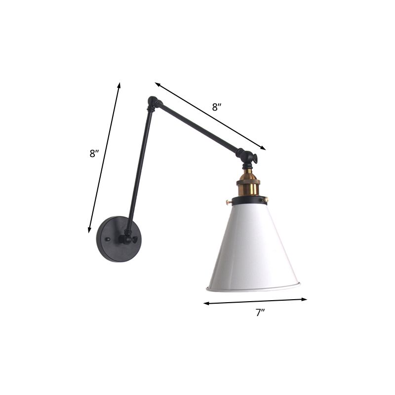 Silva Modern Wandleuchte Verstellbar, 2 Farben, Wohnzimmer, Metall