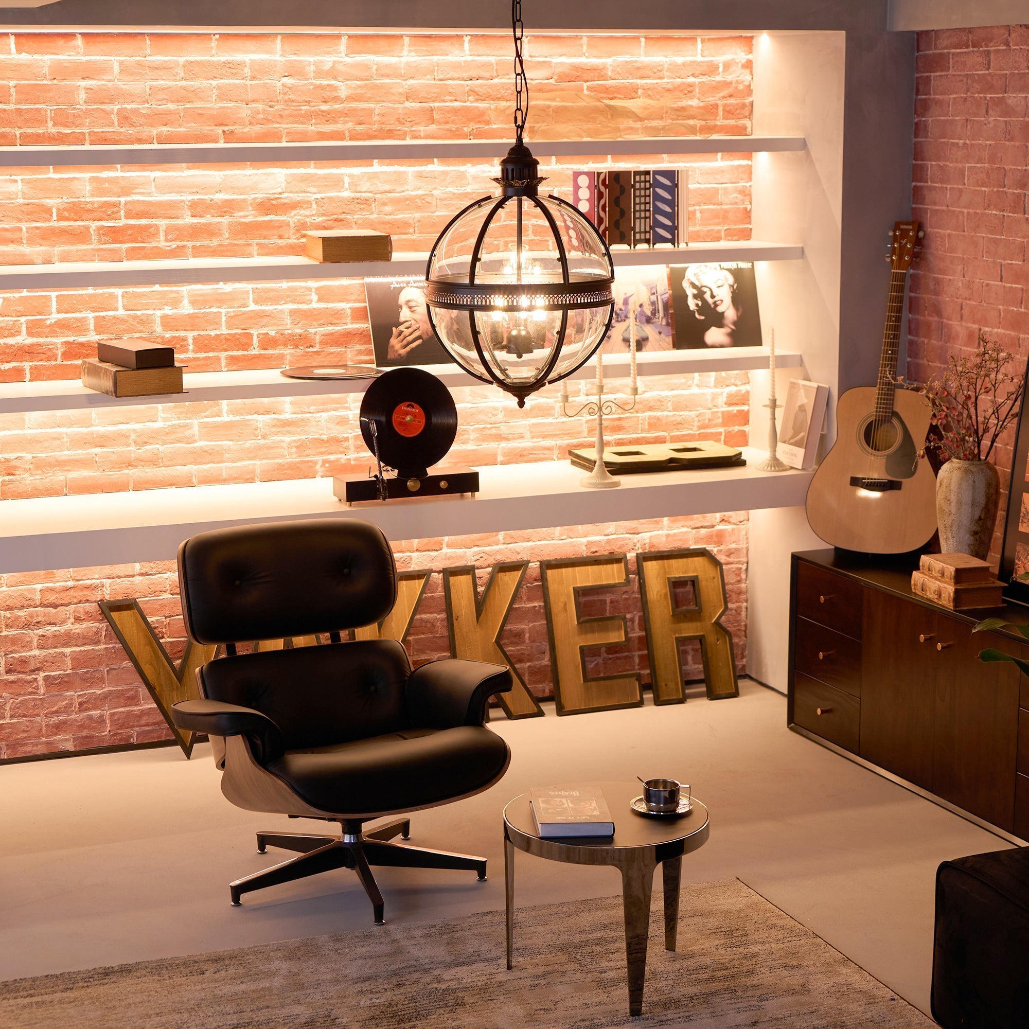Svelte Vintage Industrial Glas Pendelleuchte-Letslighting