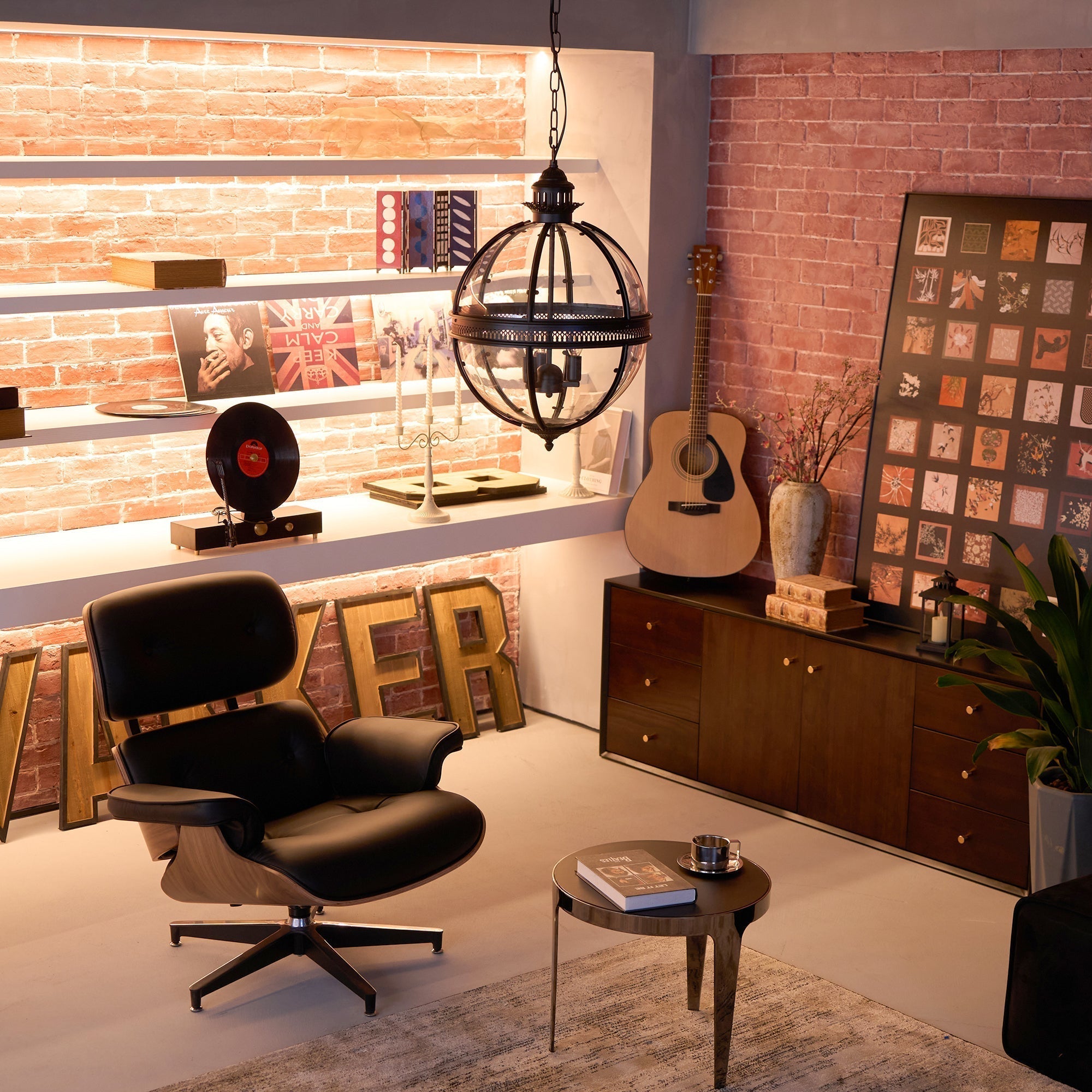 Svelte Vintage Industrial Glas Pendelleuchte-Letslighting