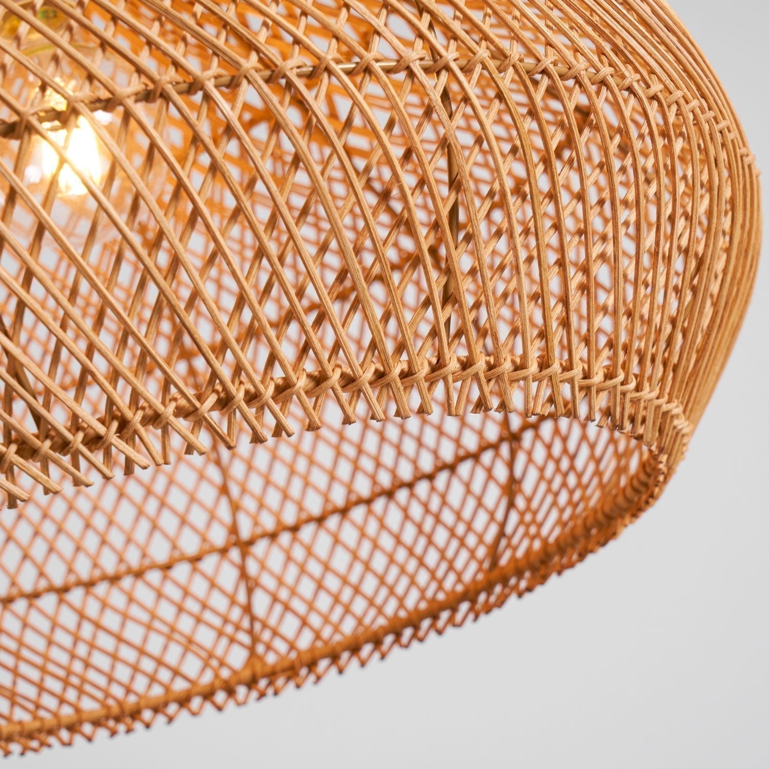 Solavn Rattanholz Pendelleuchte-Letslighting