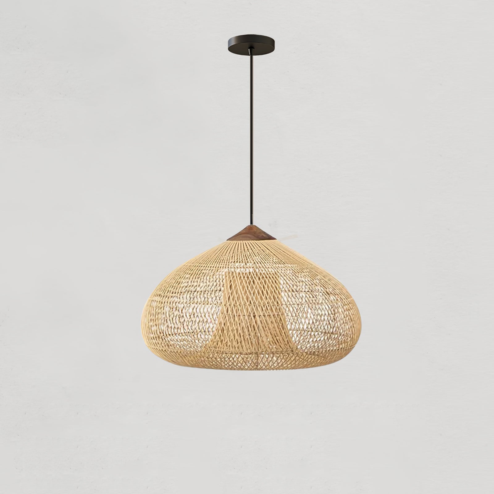 Solavn Rattanholz Pendelleuchte-Letslighting