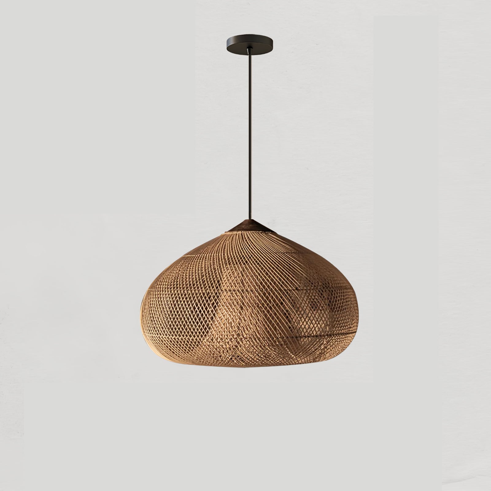 Solavn Rattanholz Pendelleuchte-Letslighting
