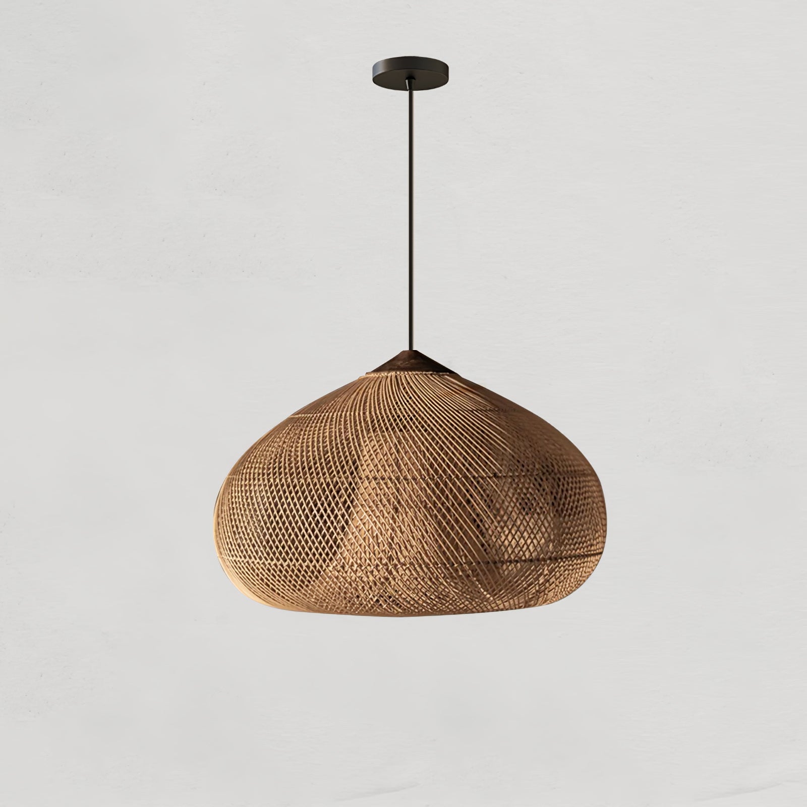Solavn Rattanholz Pendelleuchte-Letslighting