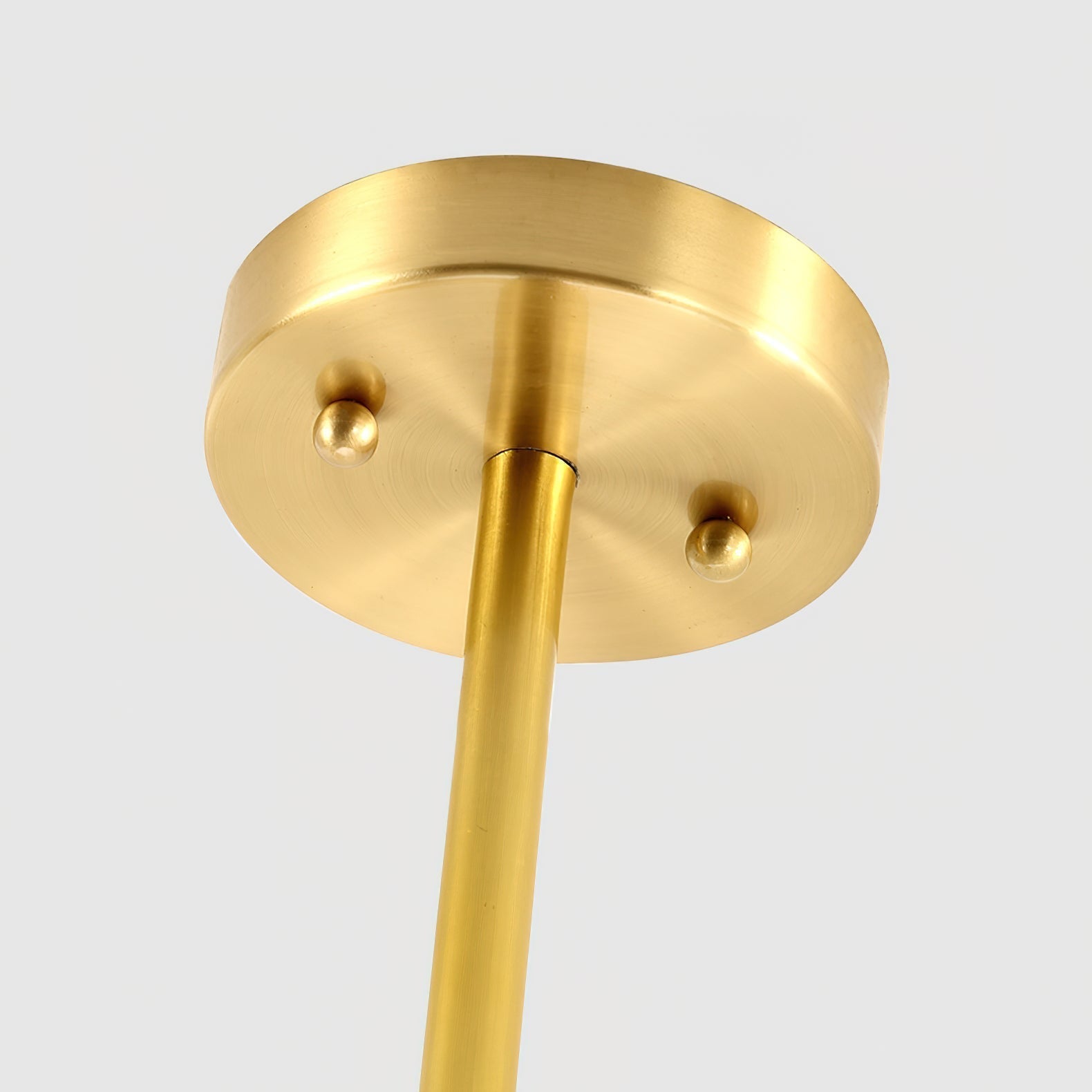 Kinetic Messing-Glas-Kronleuchter-Letslighting
