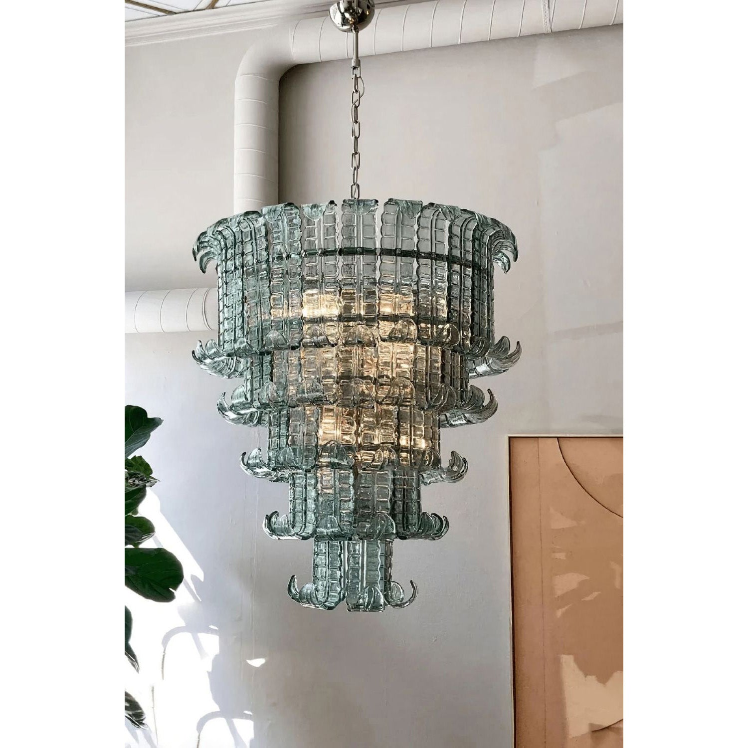 Aether Postmodern Luxury Glass Metal Chandelier - Letslighting