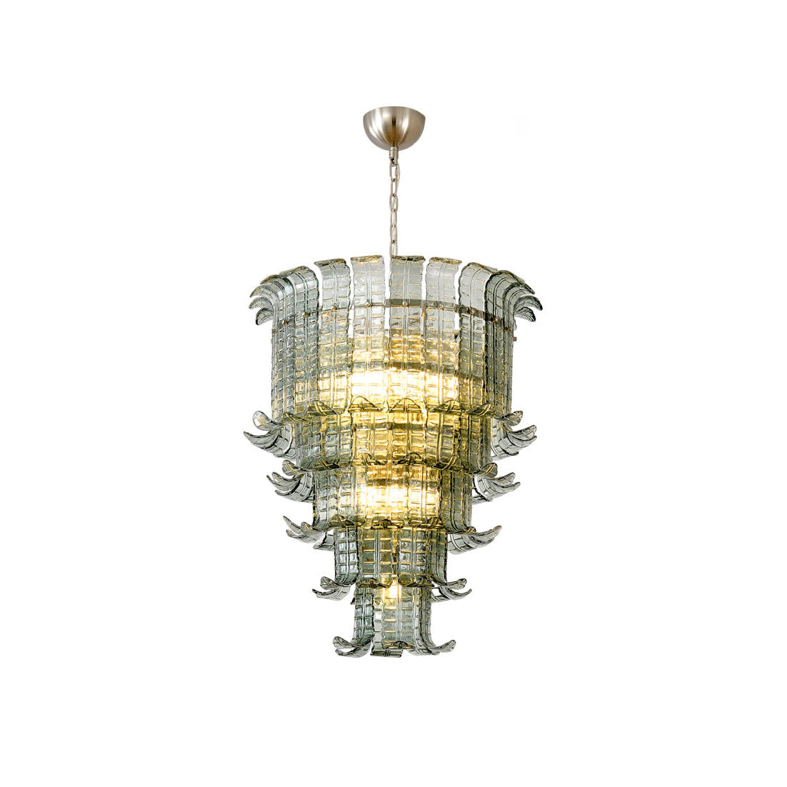 Aether Postmodern Luxury Glass Metal Chandelier - Letslighting