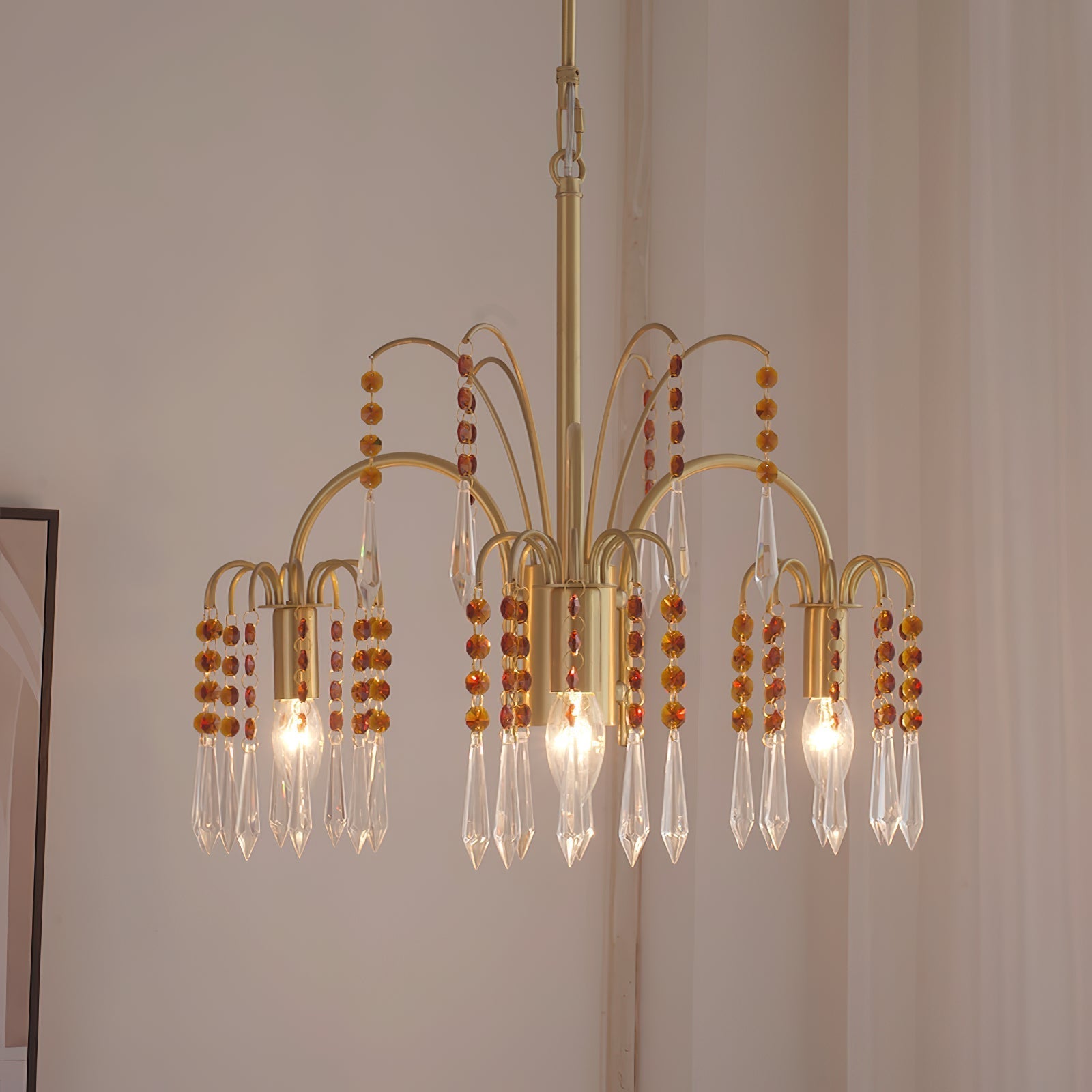 Voyant Luxuriöser Kerzen-Kristall-Kronleuchter-Letslighting