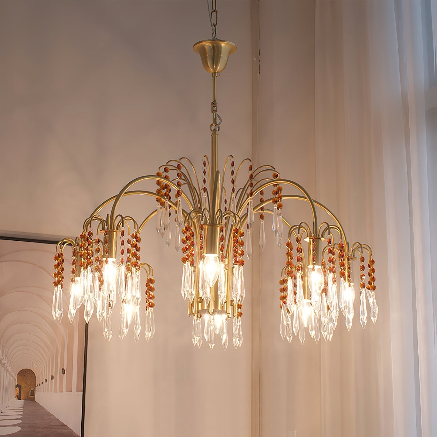 Voyant Luxuriöser Kerzen-Kristall-Kronleuchter-Letslighting