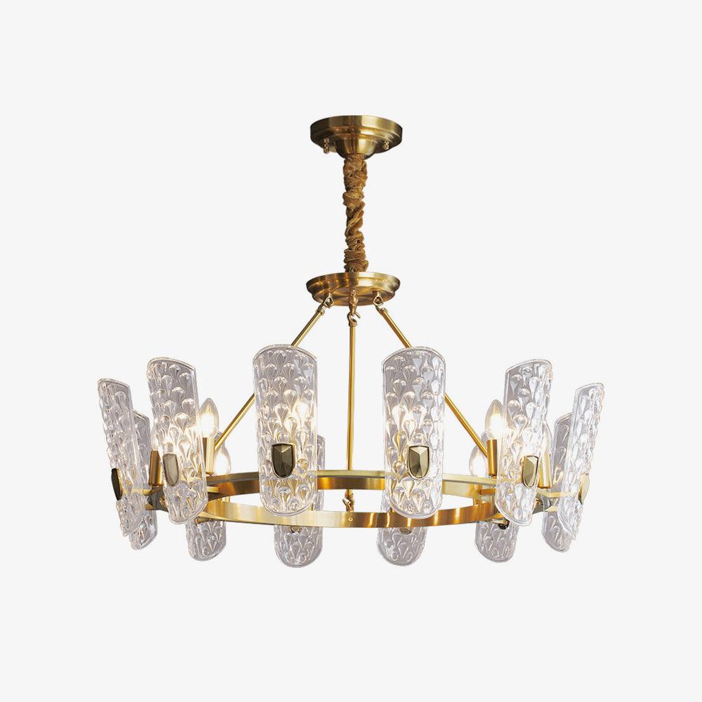 Celeste Eleganter Messing-Zentralkronleuchter-Letslighting