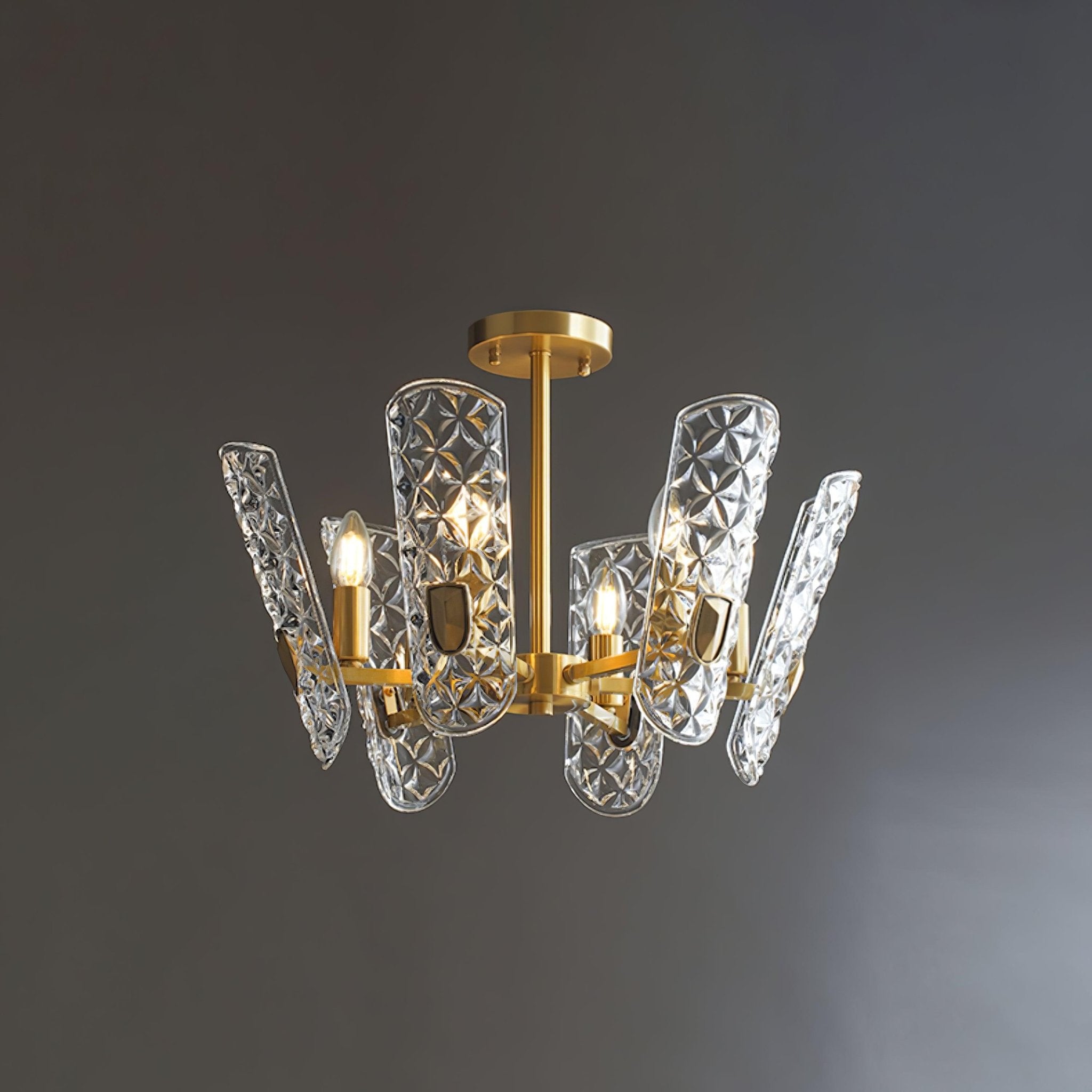 Celeste Eleganter Messing-Zentralkronleuchter-Letslighting