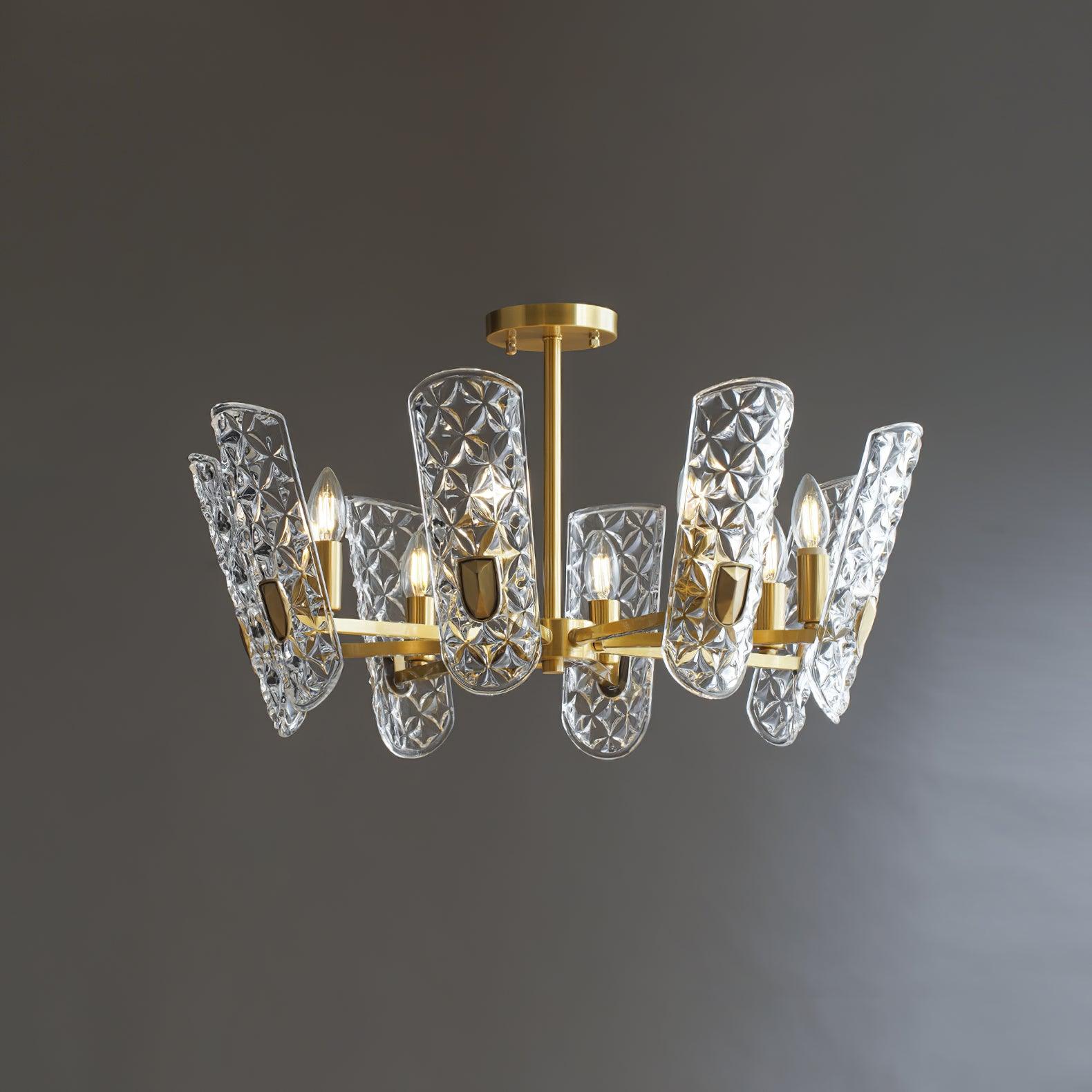 Celeste Eleganter Messing-Zentralkronleuchter-Letslighting