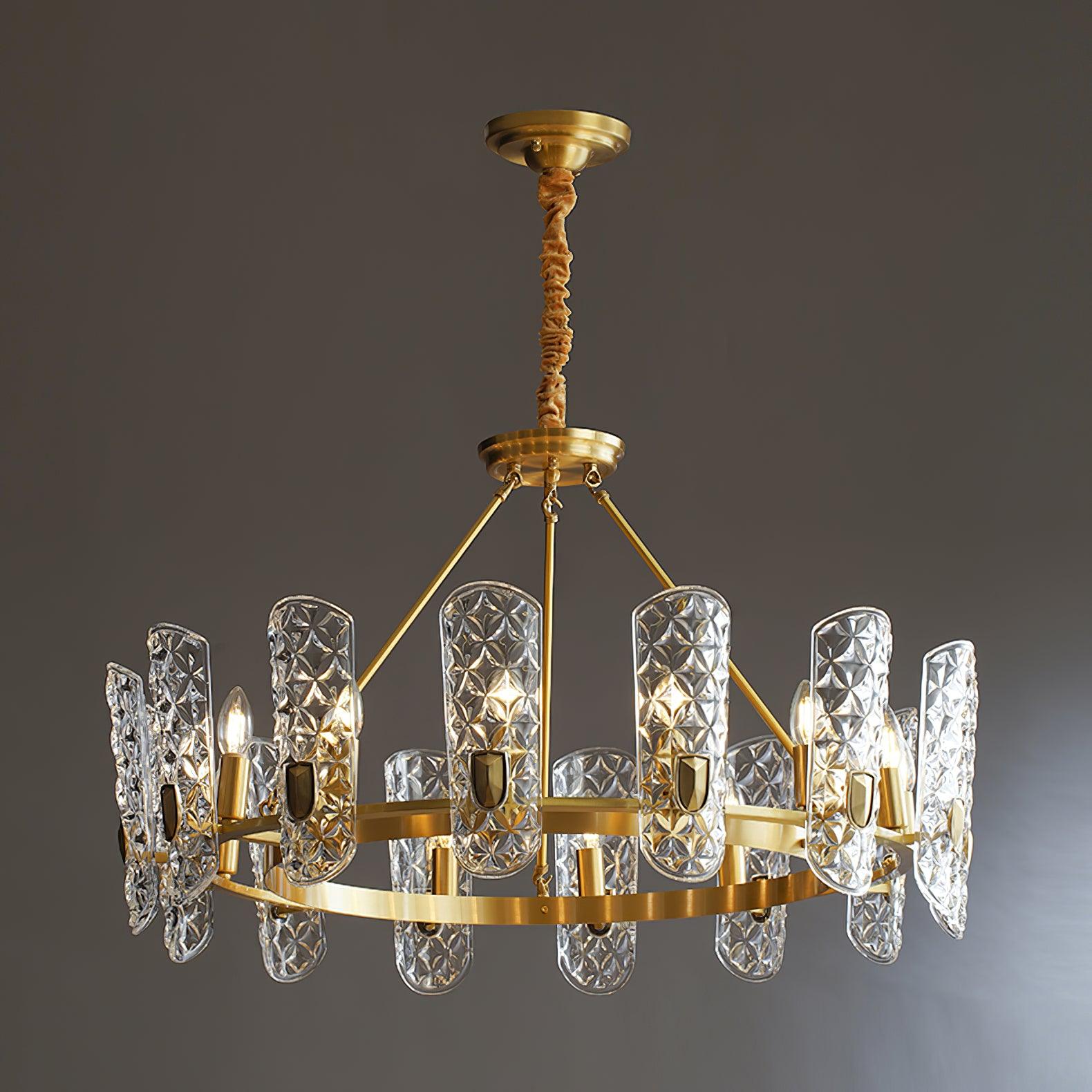 Celeste Eleganter Messing-Zentralkronleuchter-Letslighting