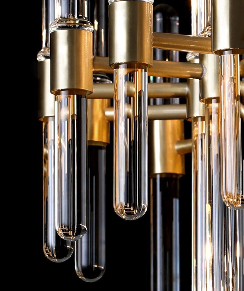 Solara Kronleuchter Antik Messing Sternenexplosion-Letslighting