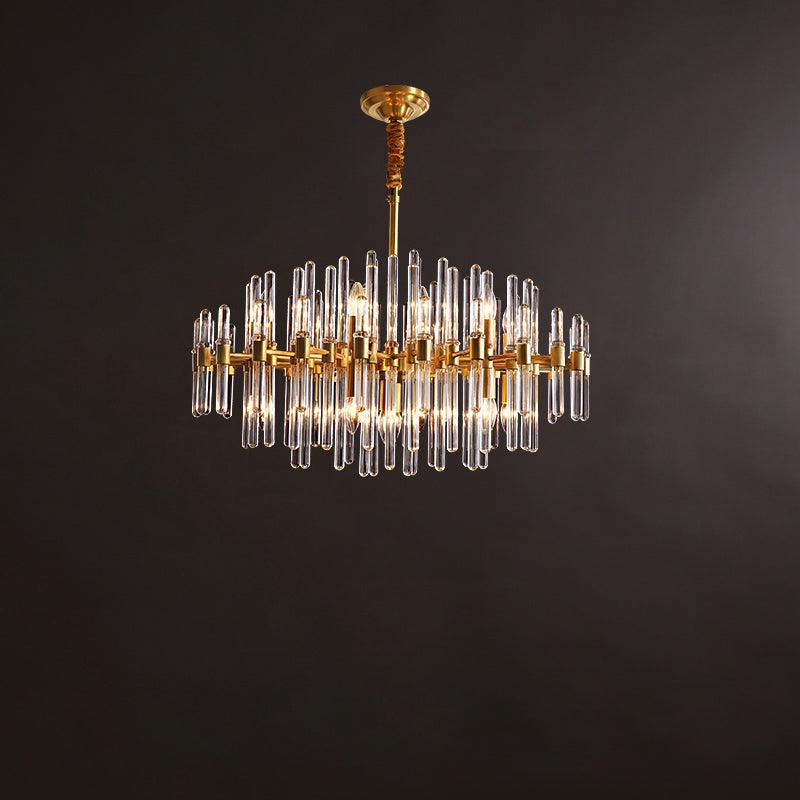 Solara Kronleuchter Antik Messing Sternenexplosion-Letslighting