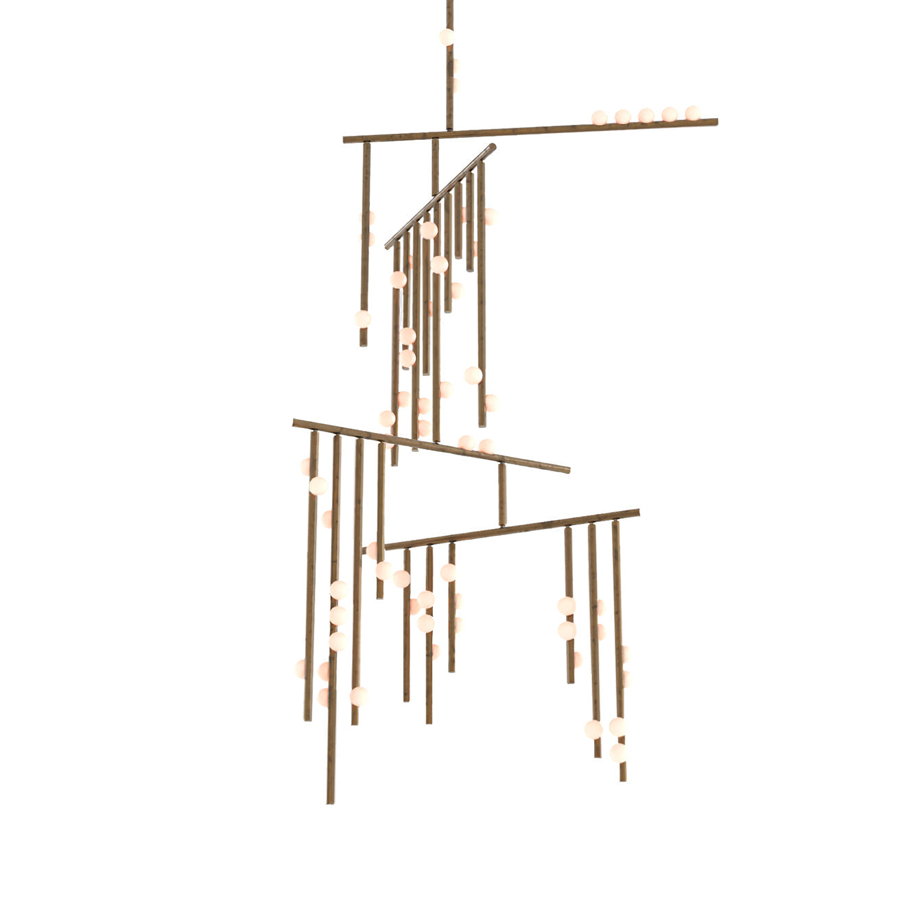 Orbis Drop System Antiker Glas-Kronleuchter-Letslighting