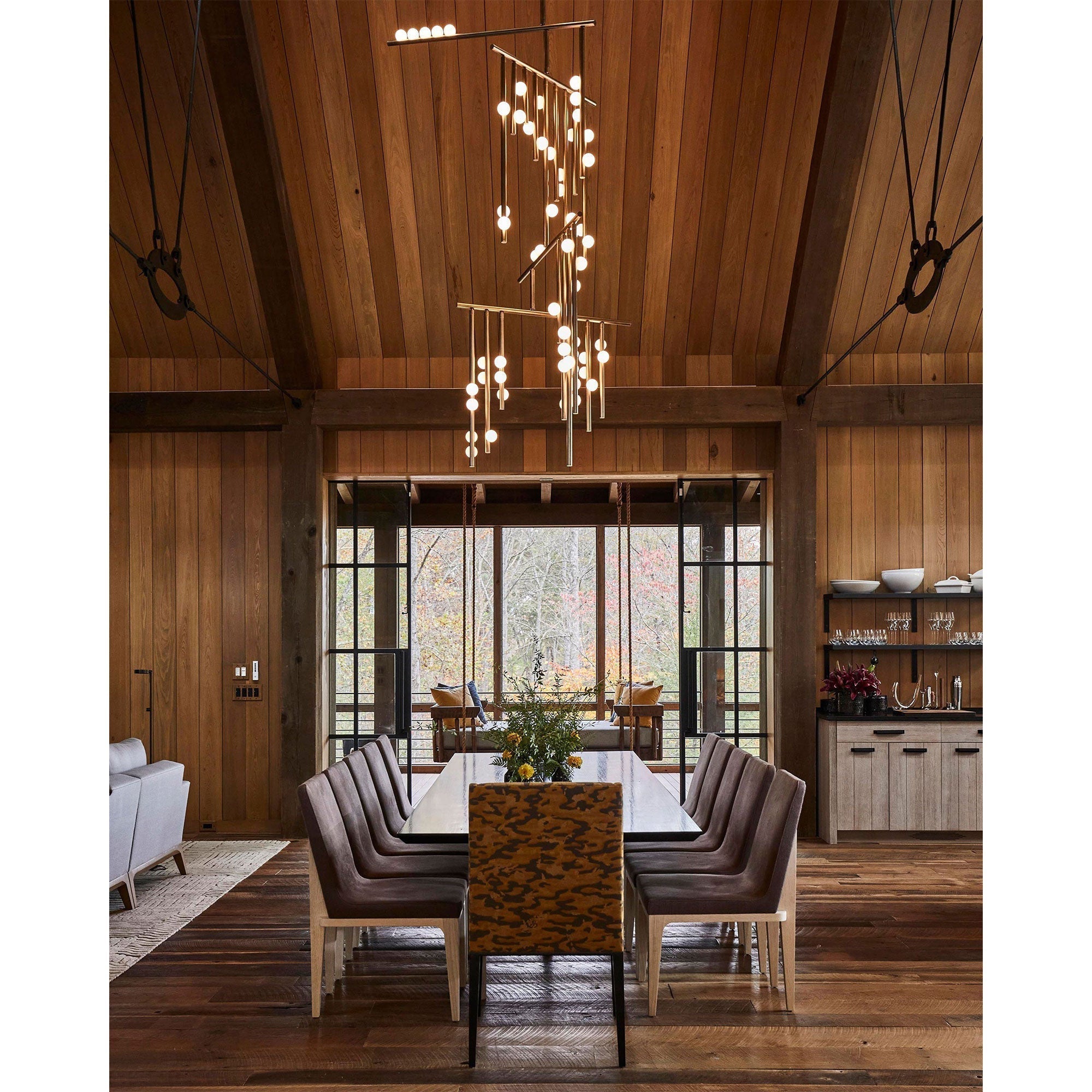 Orbis Drop System Antiker Glas-Kronleuchter-Letslighting
