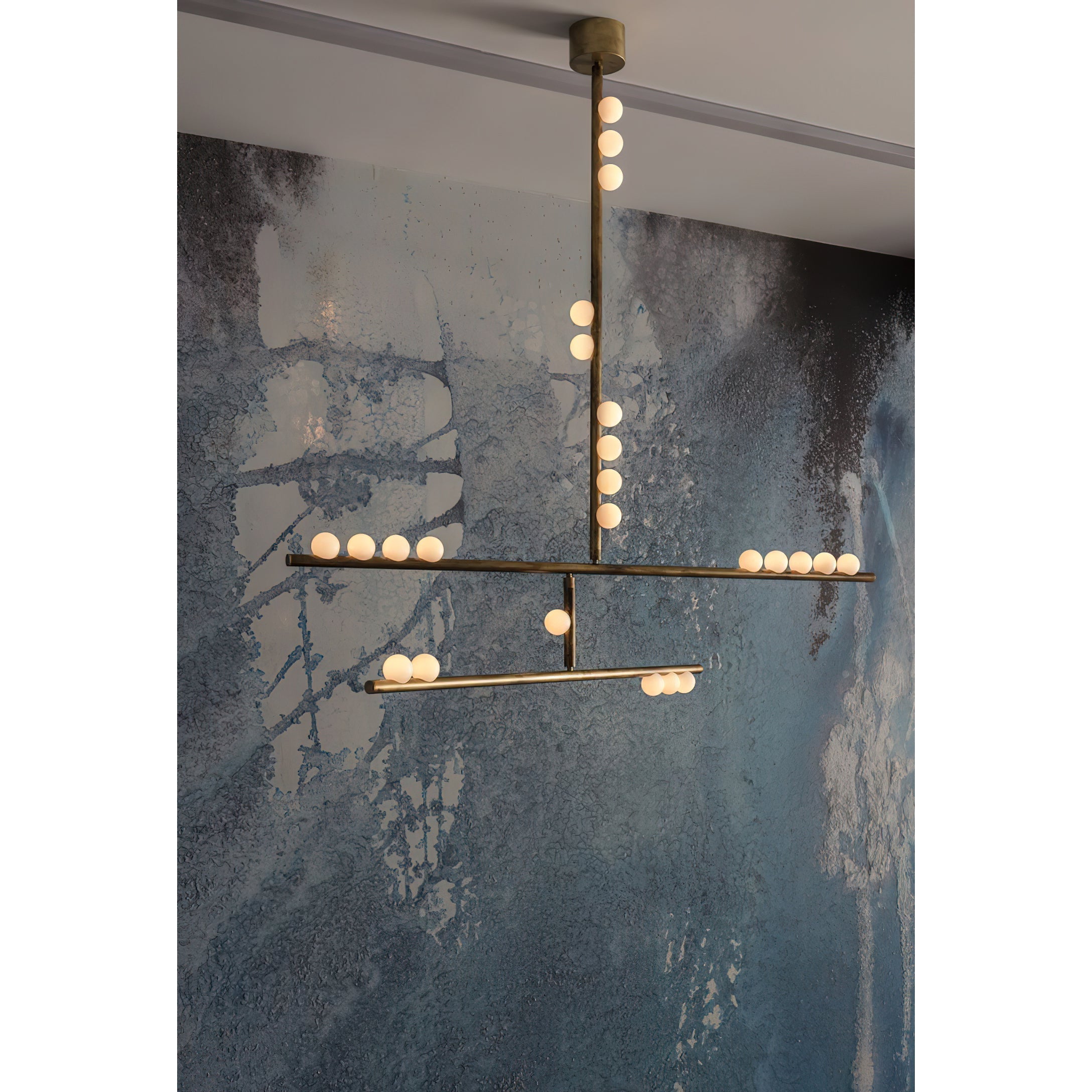 Orbis Drop System Antiker Glas-Kronleuchter-Letslighting