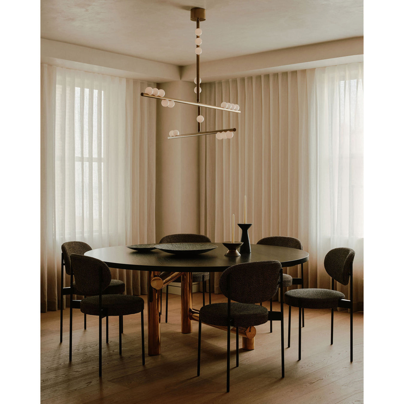 Orbis Drop System Antiker Glas-Kronleuchter-Letslighting