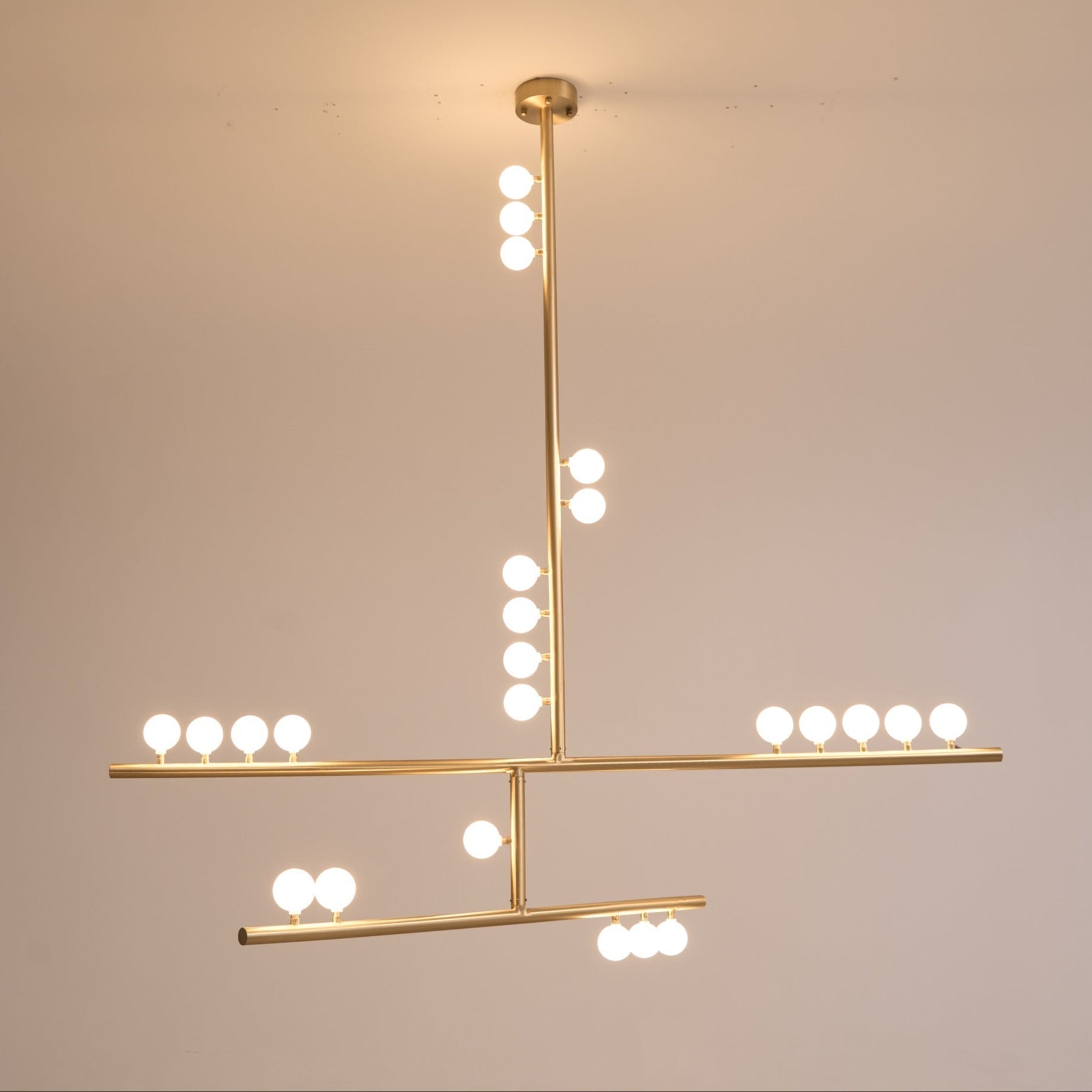 Orbis Drop System Antiker Glas-Kronleuchter-Letslighting