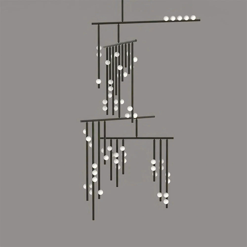 Orbis Drop System Antiker Glas-Kronleuchter-Letslighting