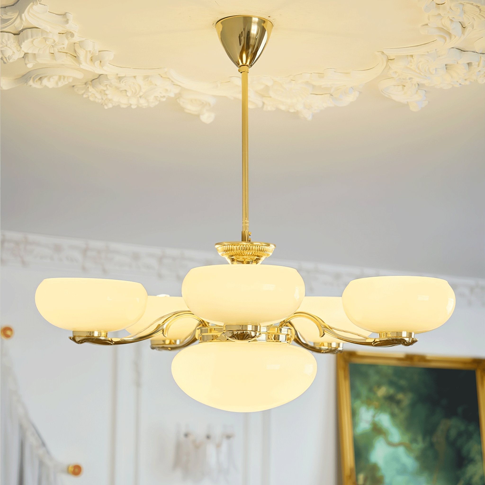 Ethan Eleganter Luxus-Glas-Kronleuchter-Letslighting