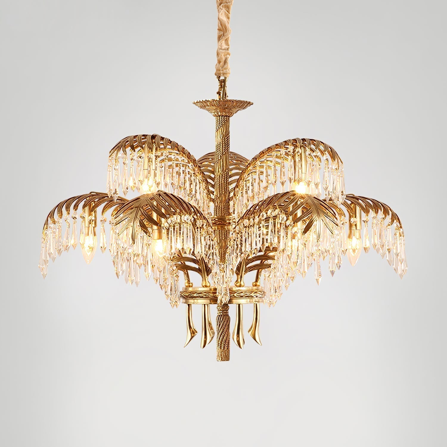 Odoraris Prunkvoller Messing-Kristalllüster-Letslighting