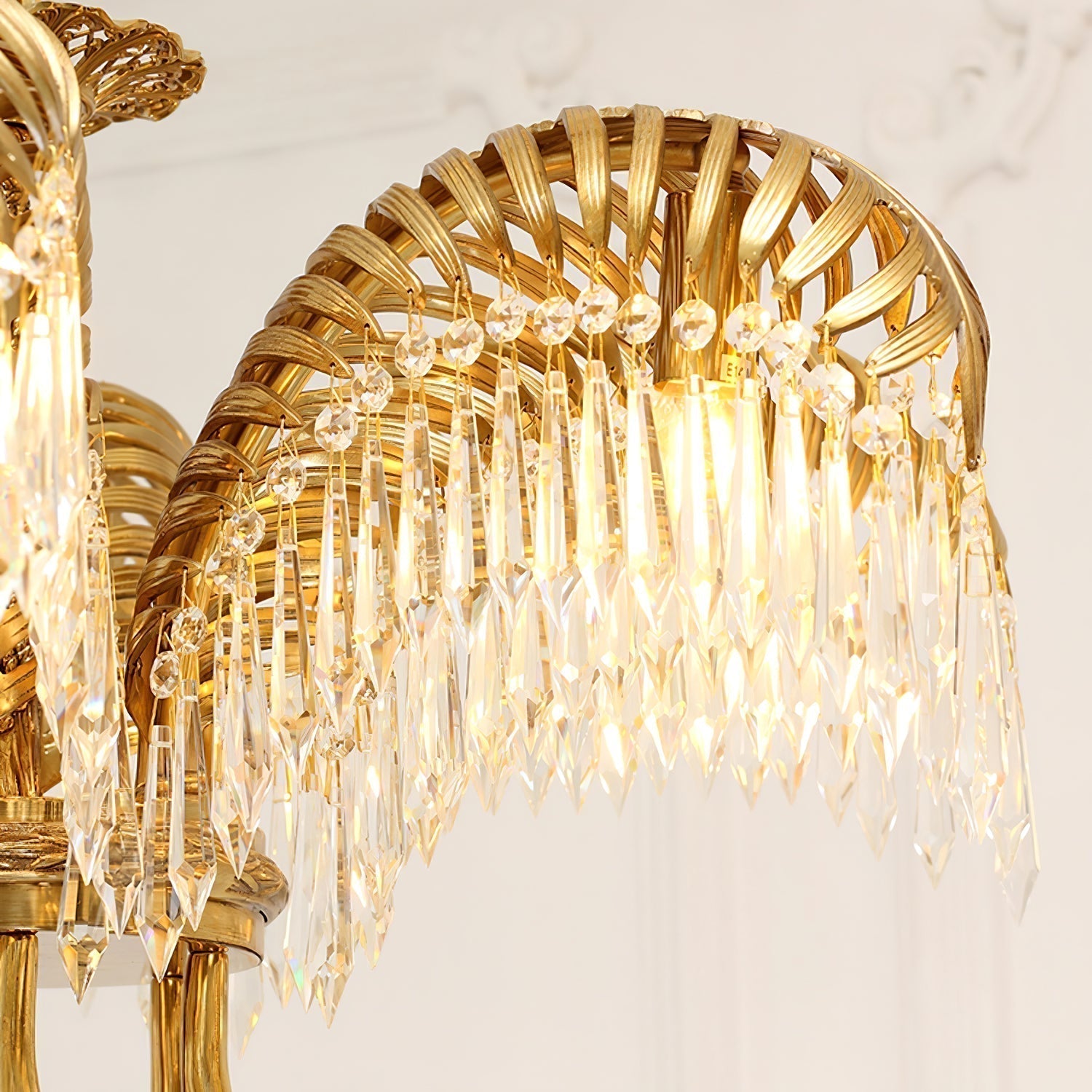 Odoraris Prunkvoller Messing-Kristalllüster-Letslighting