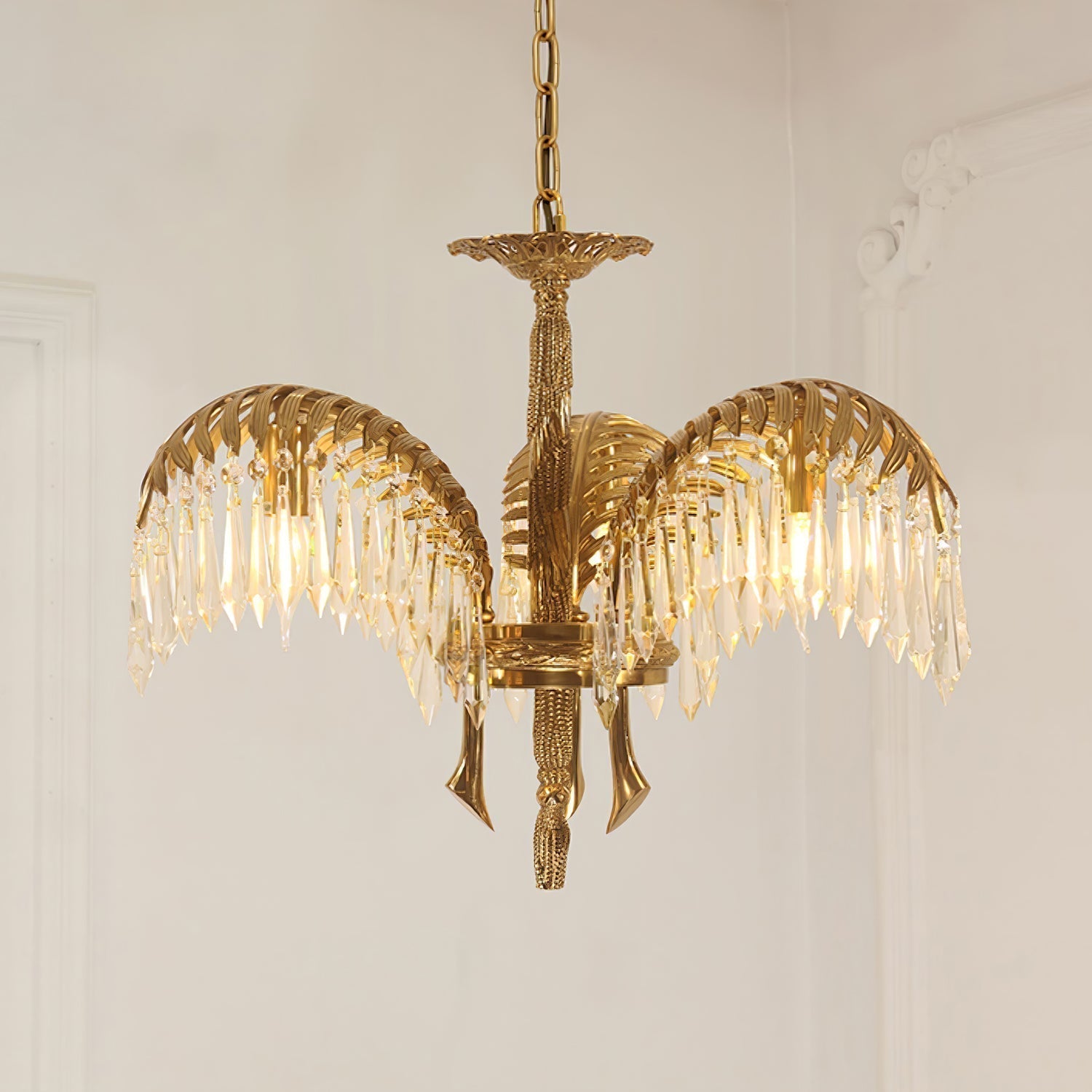 Odoraris Prunkvoller Messing-Kristalllüster-Letslighting