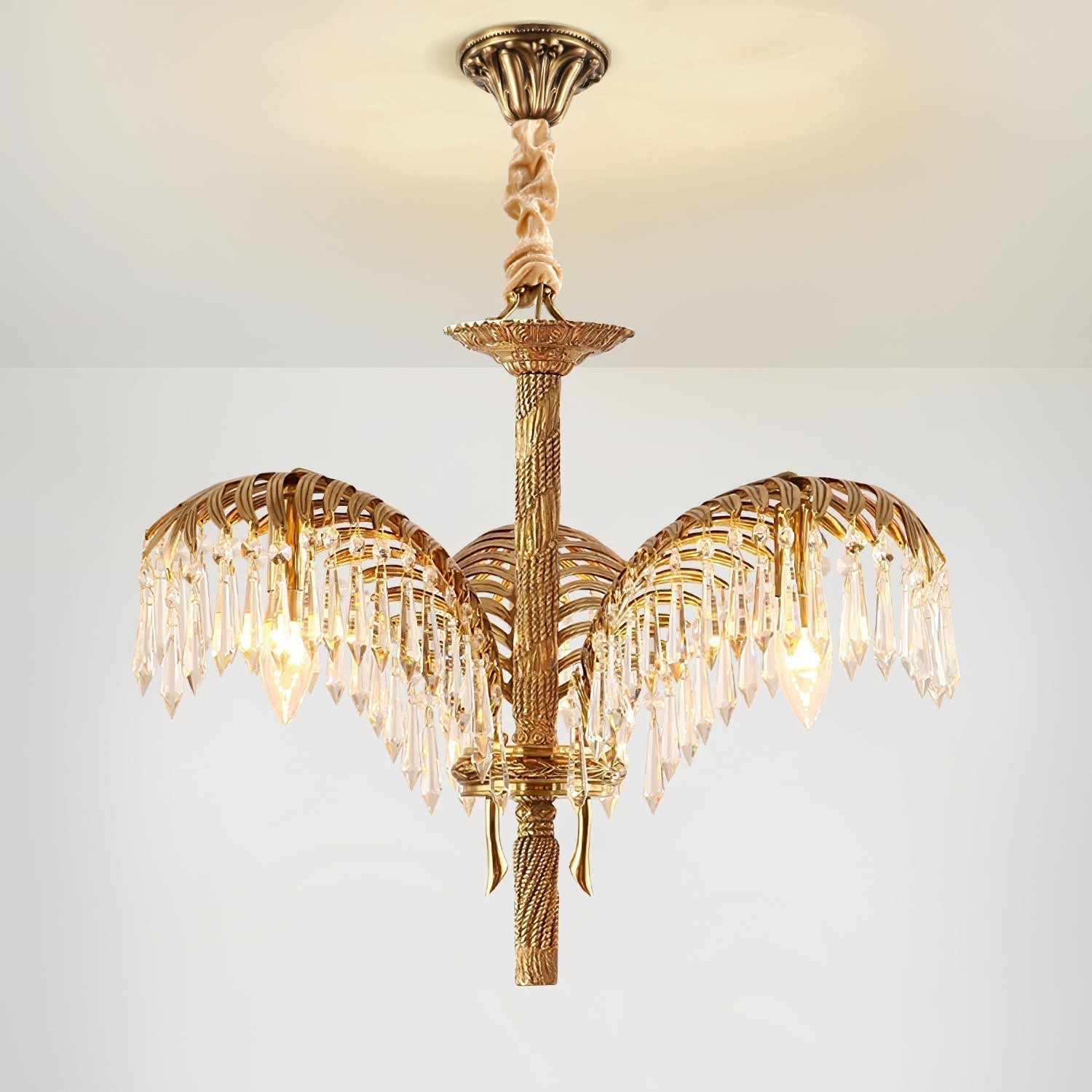 Odoraris Prunkvoller Messing-Kristalllüster-Letslighting