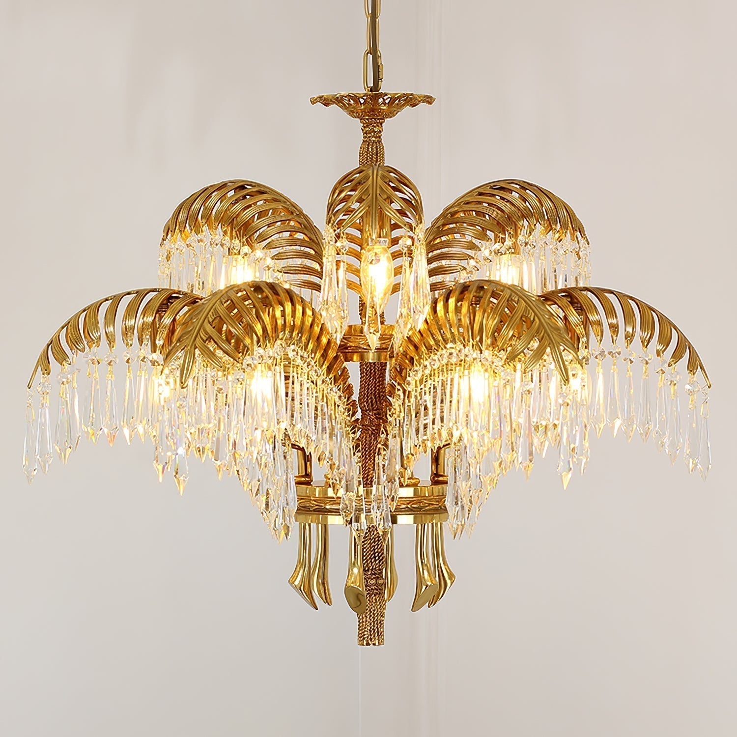 Odoraris Prunkvoller Messing-Kristalllüster-Letslighting