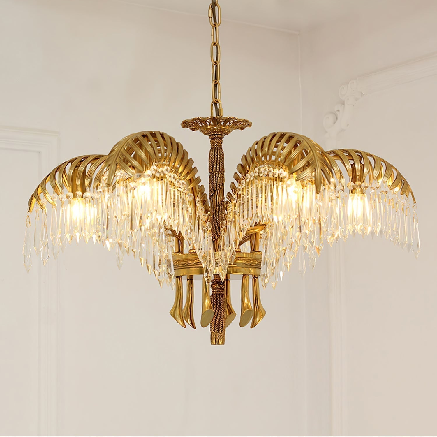 Odoraris Prunkvoller Messing-Kristalllüster-Letslighting