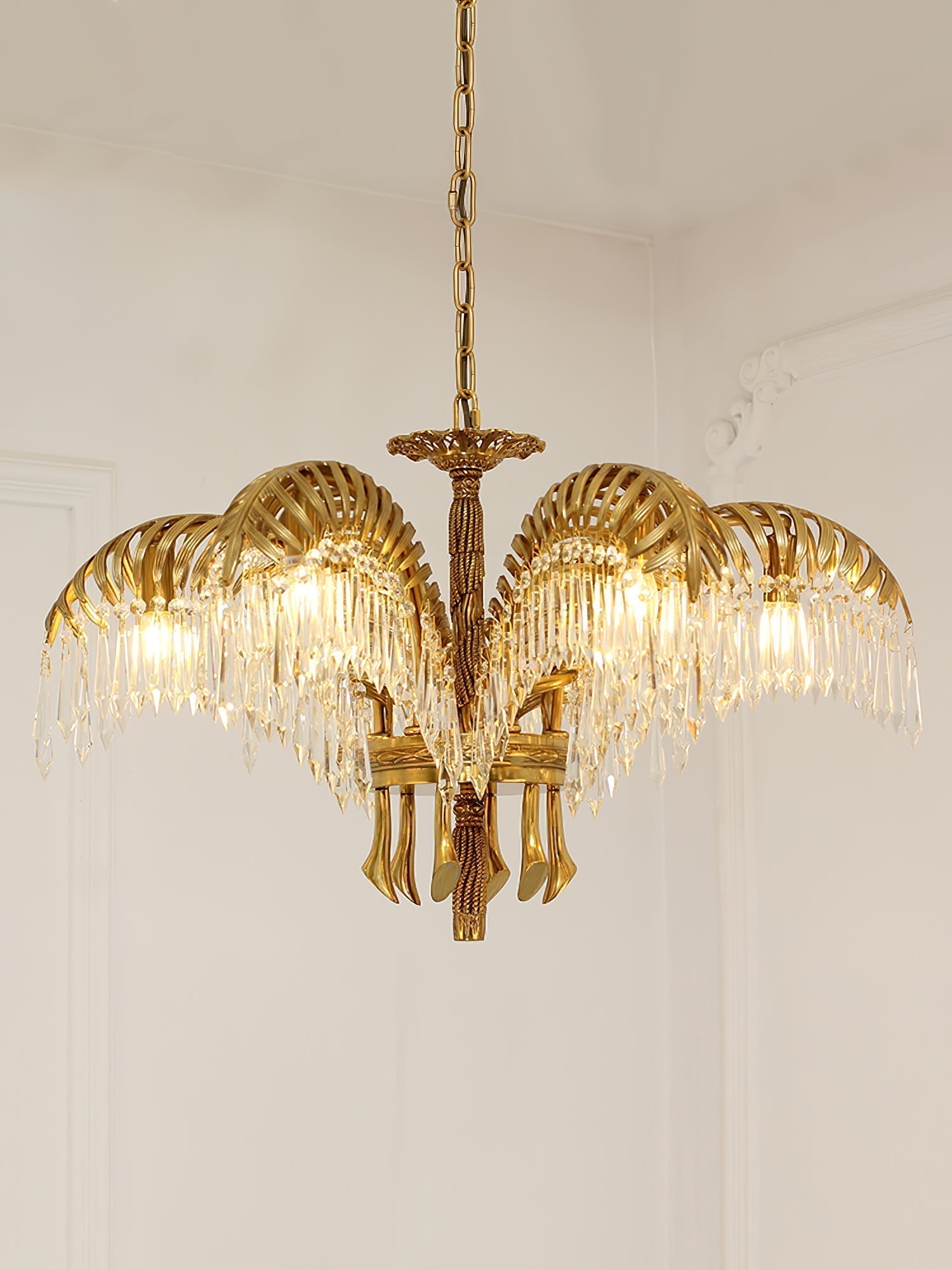 Odoraris Prunkvoller Messing-Kristalllüster-Letslighting