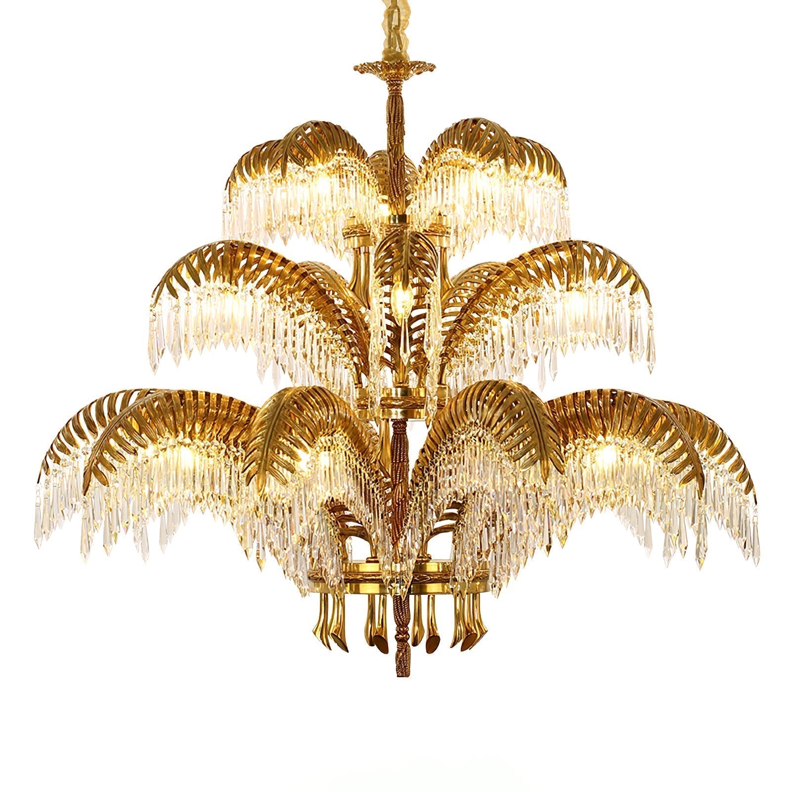 Odoraris Prunkvoller Messing-Kristalllüster-Letslighting