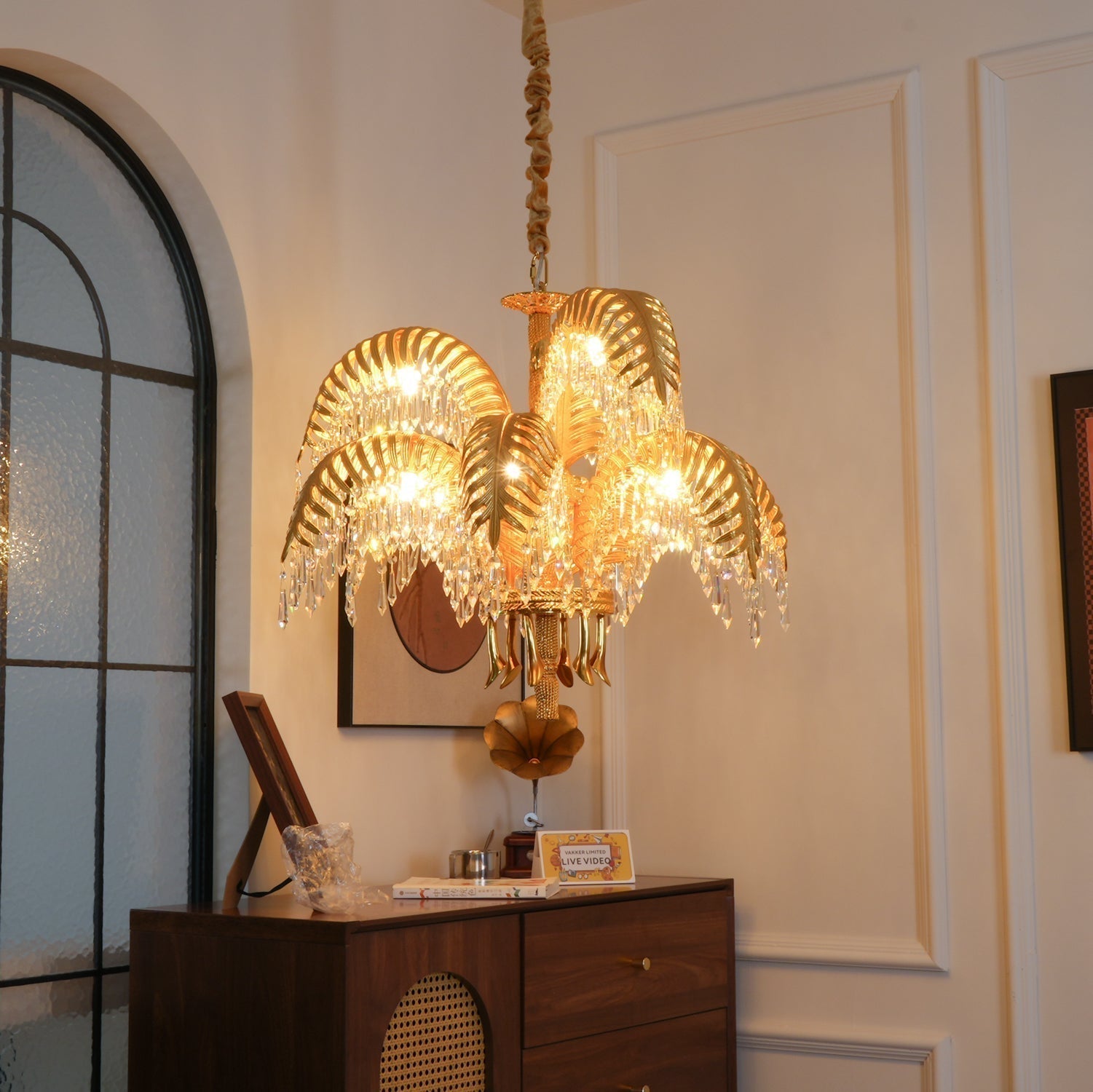 Odoraris Prunkvoller Messing-Kristalllüster-Letslighting