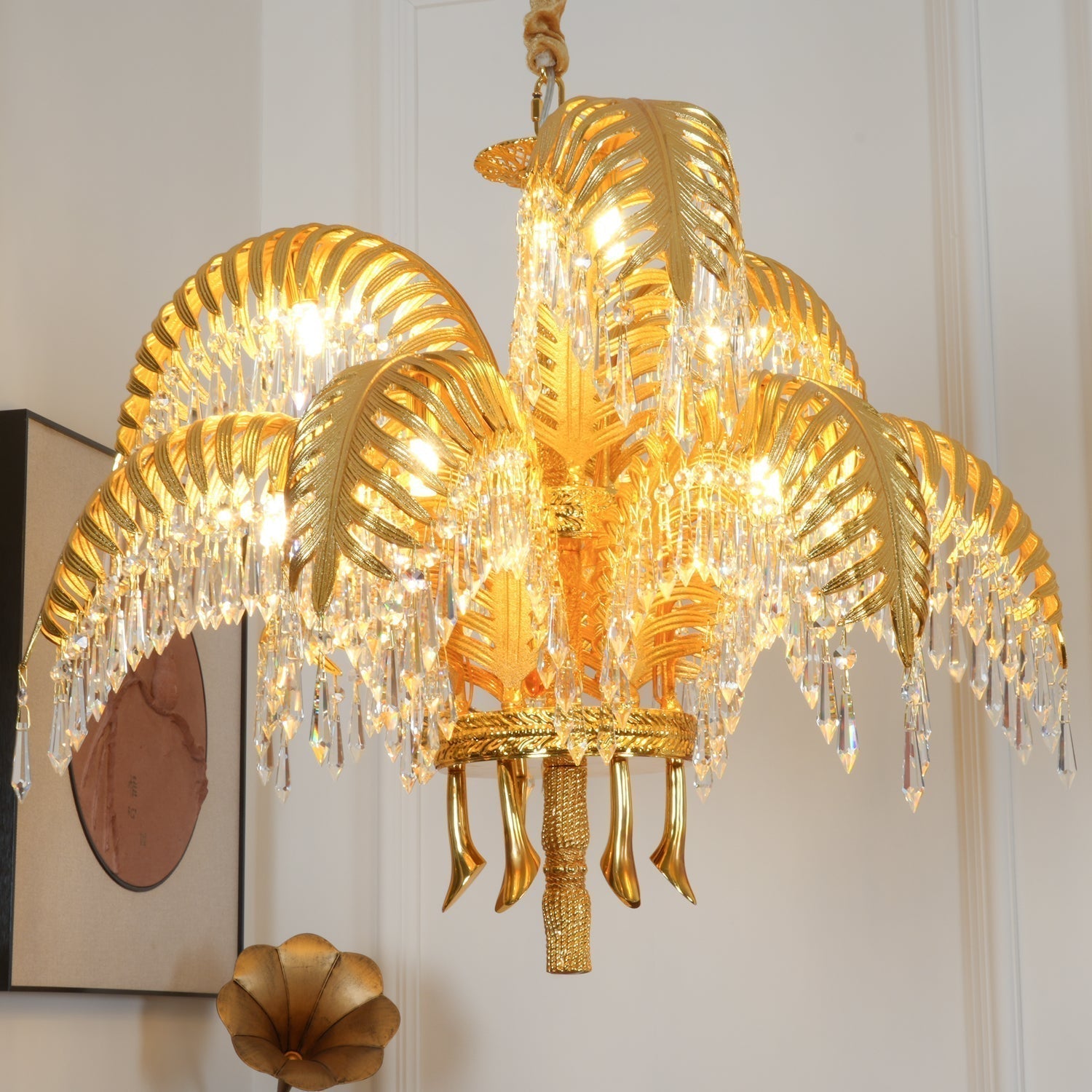 Odoraris Prunkvoller Messing-Kristalllüster-Letslighting