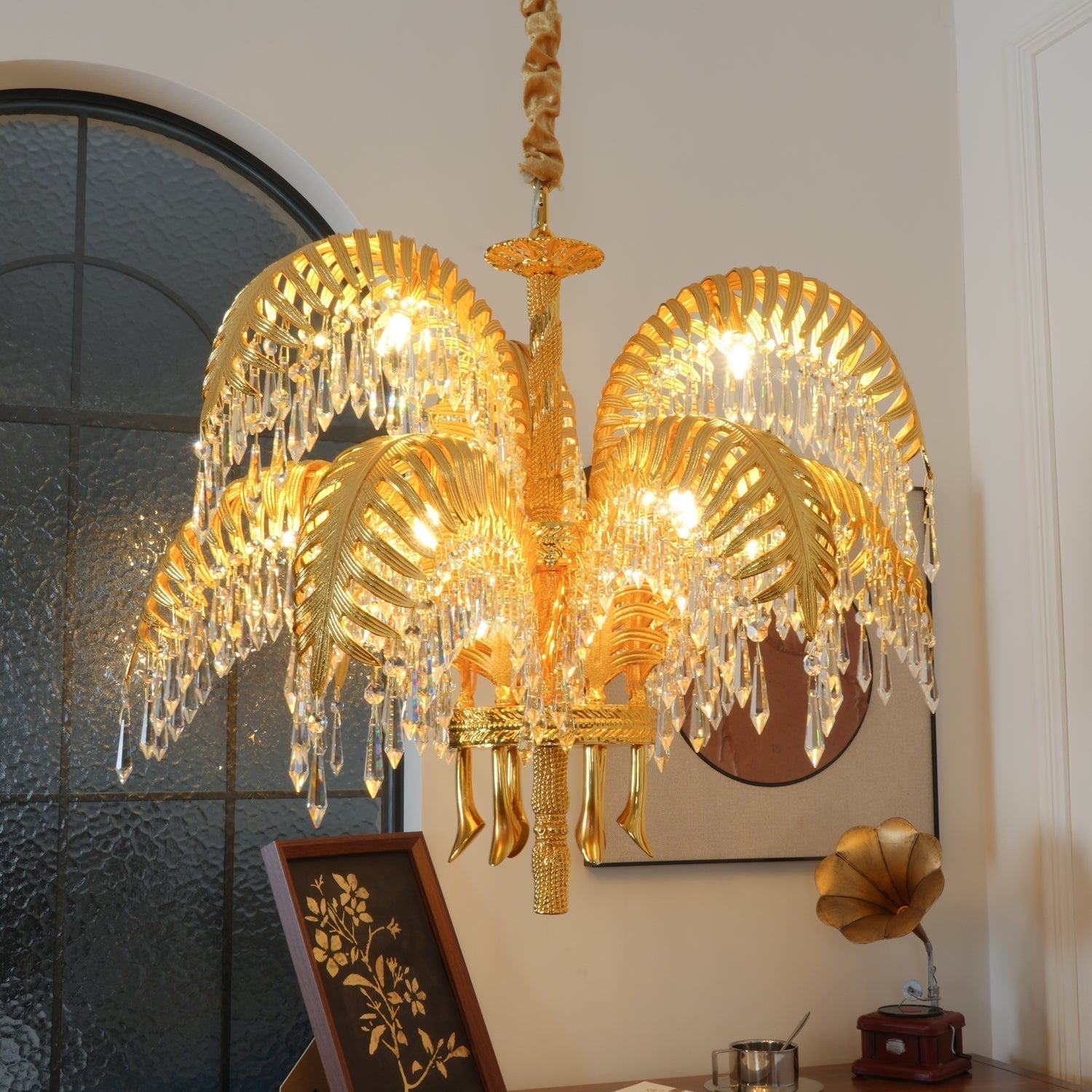 Odoraris Prunkvoller Messing-Kristalllüster-Letslighting