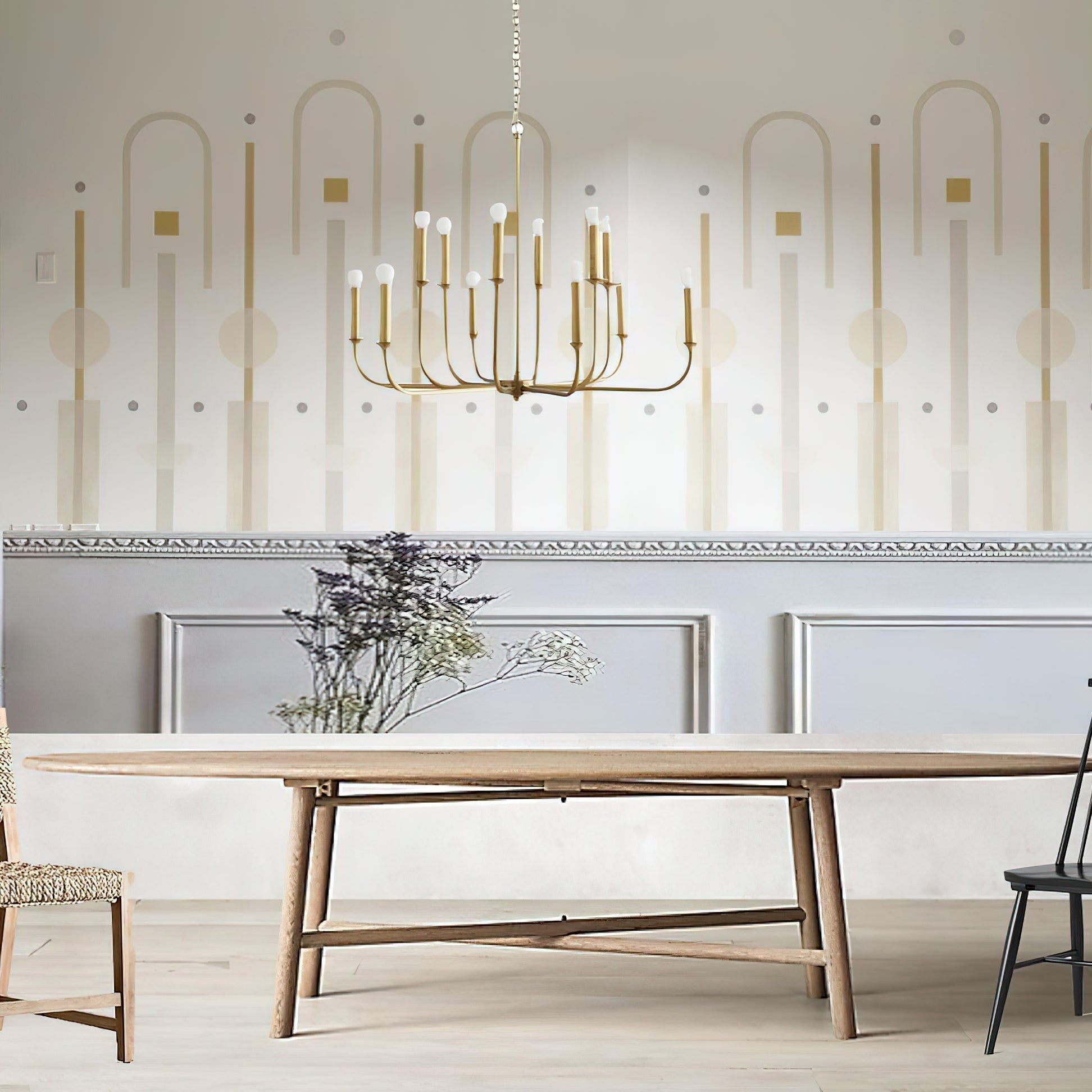 Orrinora Industrieller Vintage-Kronleuchter-Letslighting