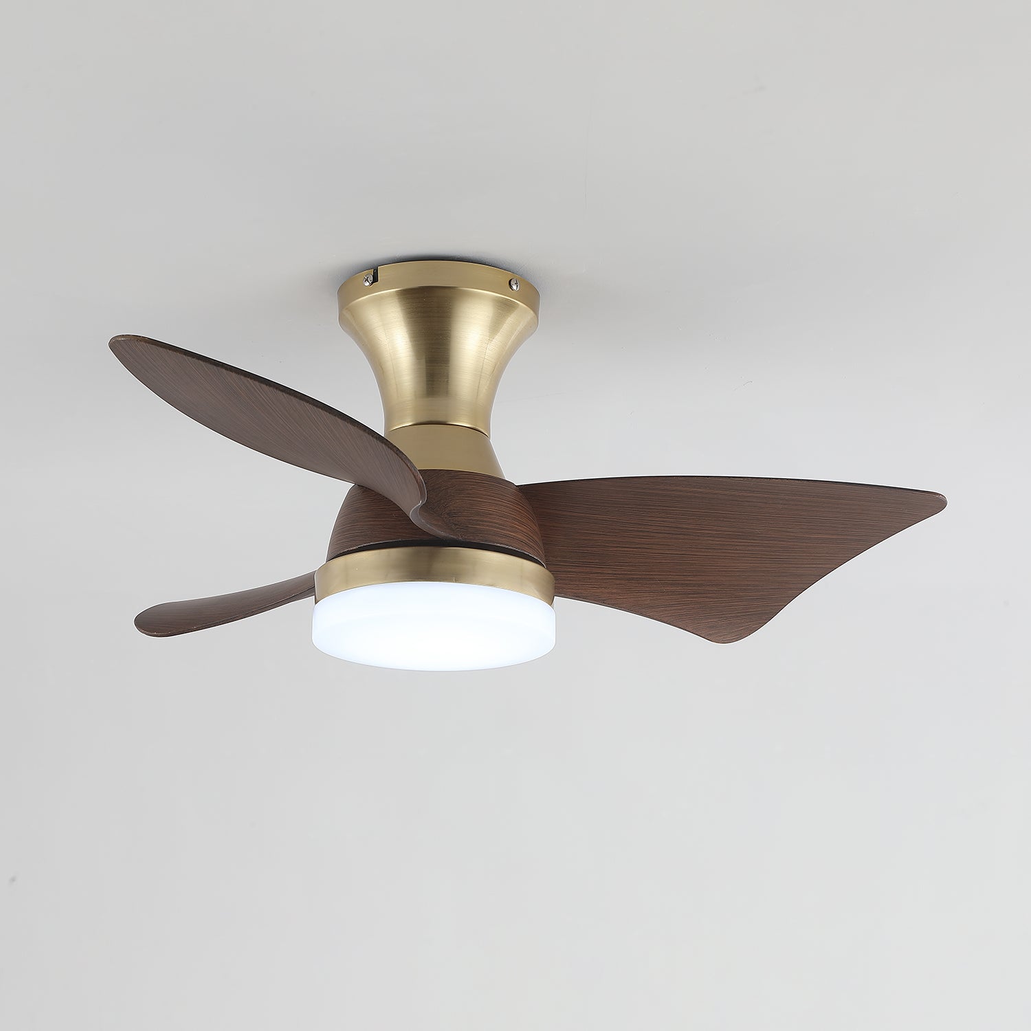 Aureon Moderner Deckenventilator mit Holzoptik
