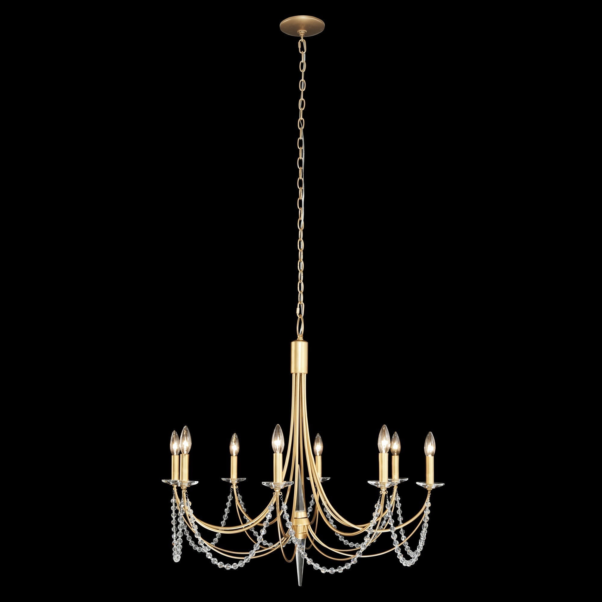 Purelux Postmoderner Luxus Messing Kristall Kronleuchter-Letslighting
