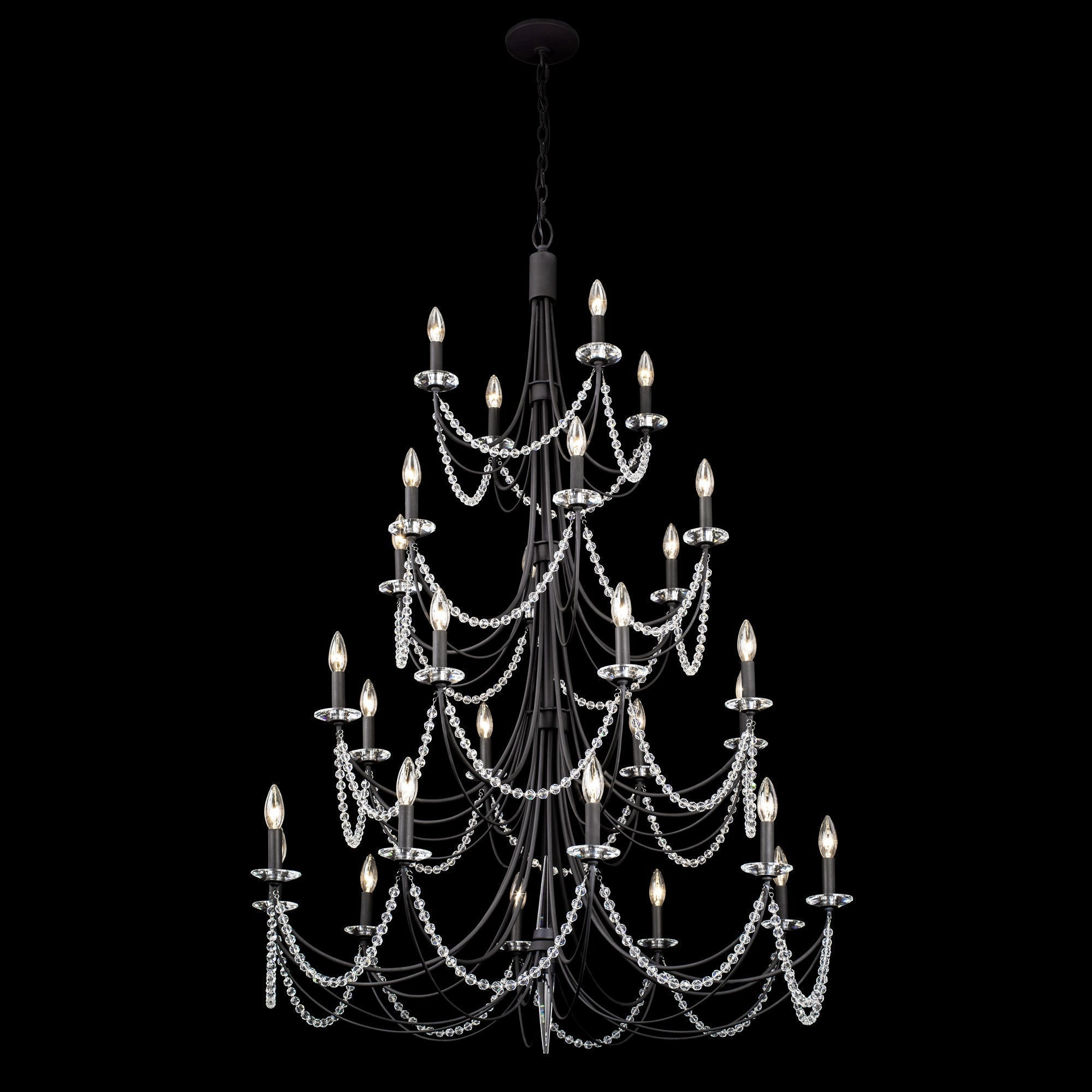 Purelux Postmoderner Luxus Messing Kristall Kronleuchter-Letslighting