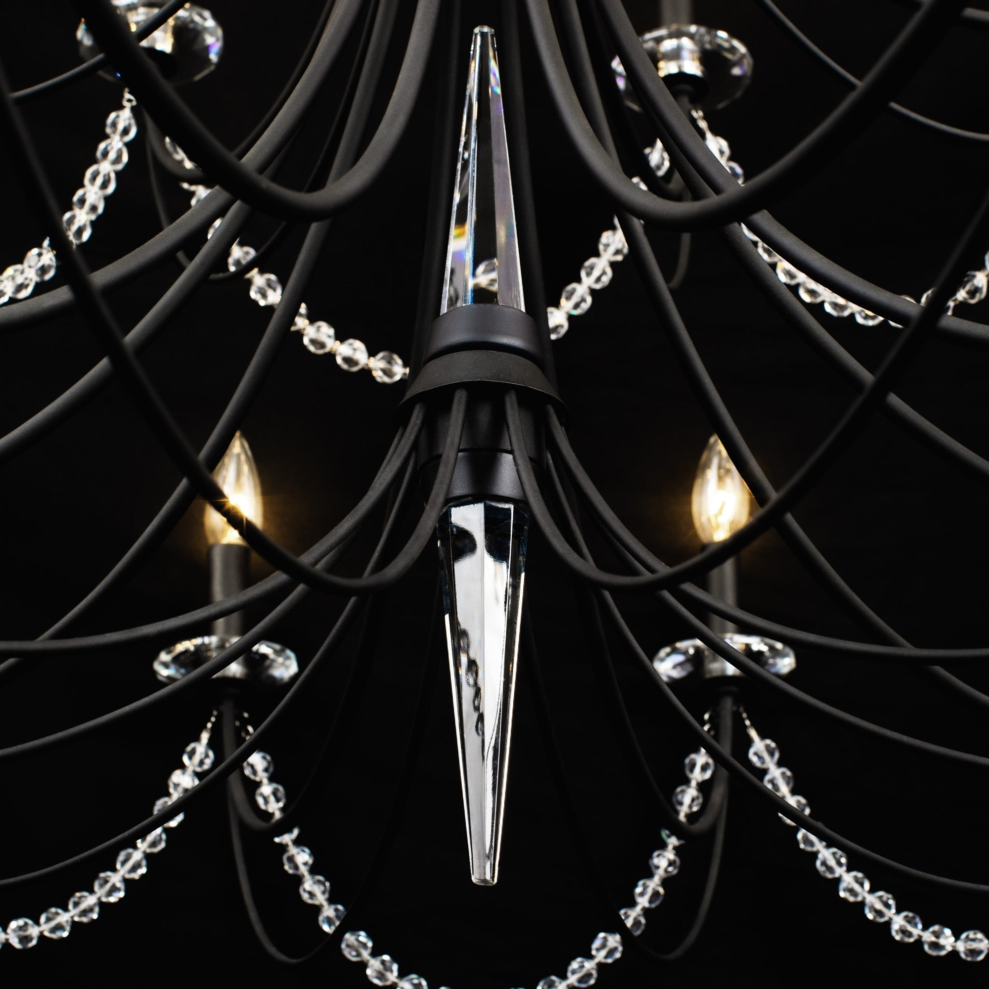Purelux Postmoderner Luxus Messing Kristall Kronleuchter-Letslighting