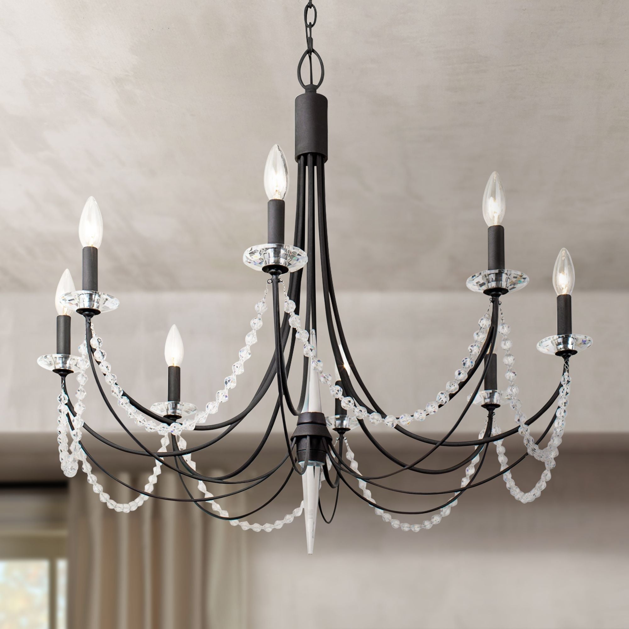 Purelux Postmoderner Luxus Messing Kristall Kronleuchter-Letslighting