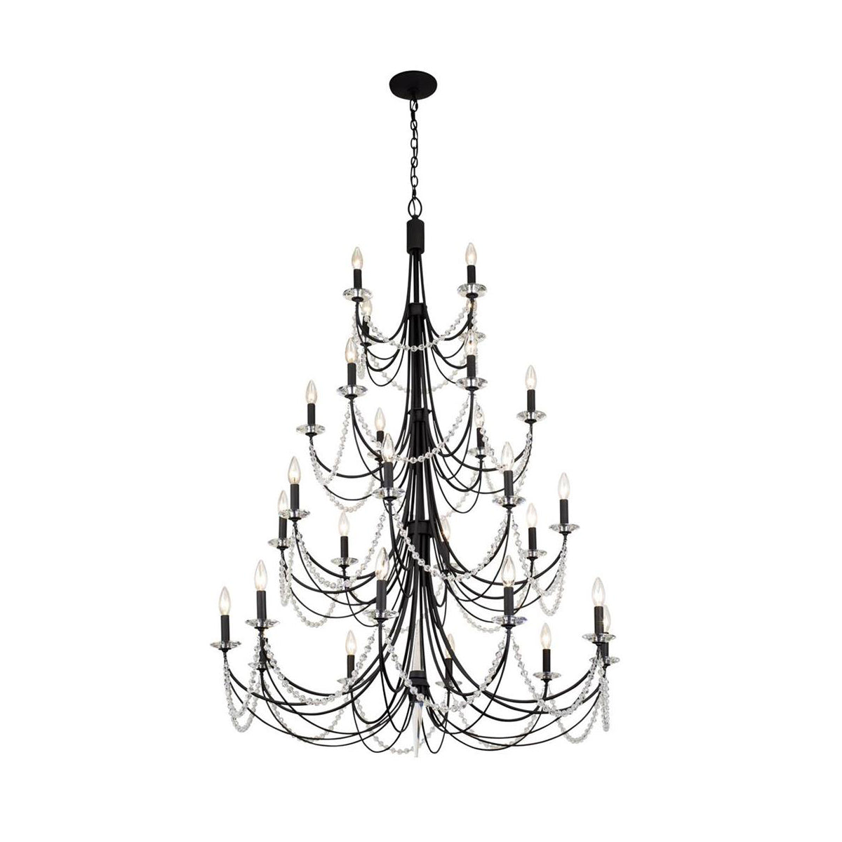 Purelux Postmoderner Luxus Messing Kristall Kronleuchter-Letslighting
