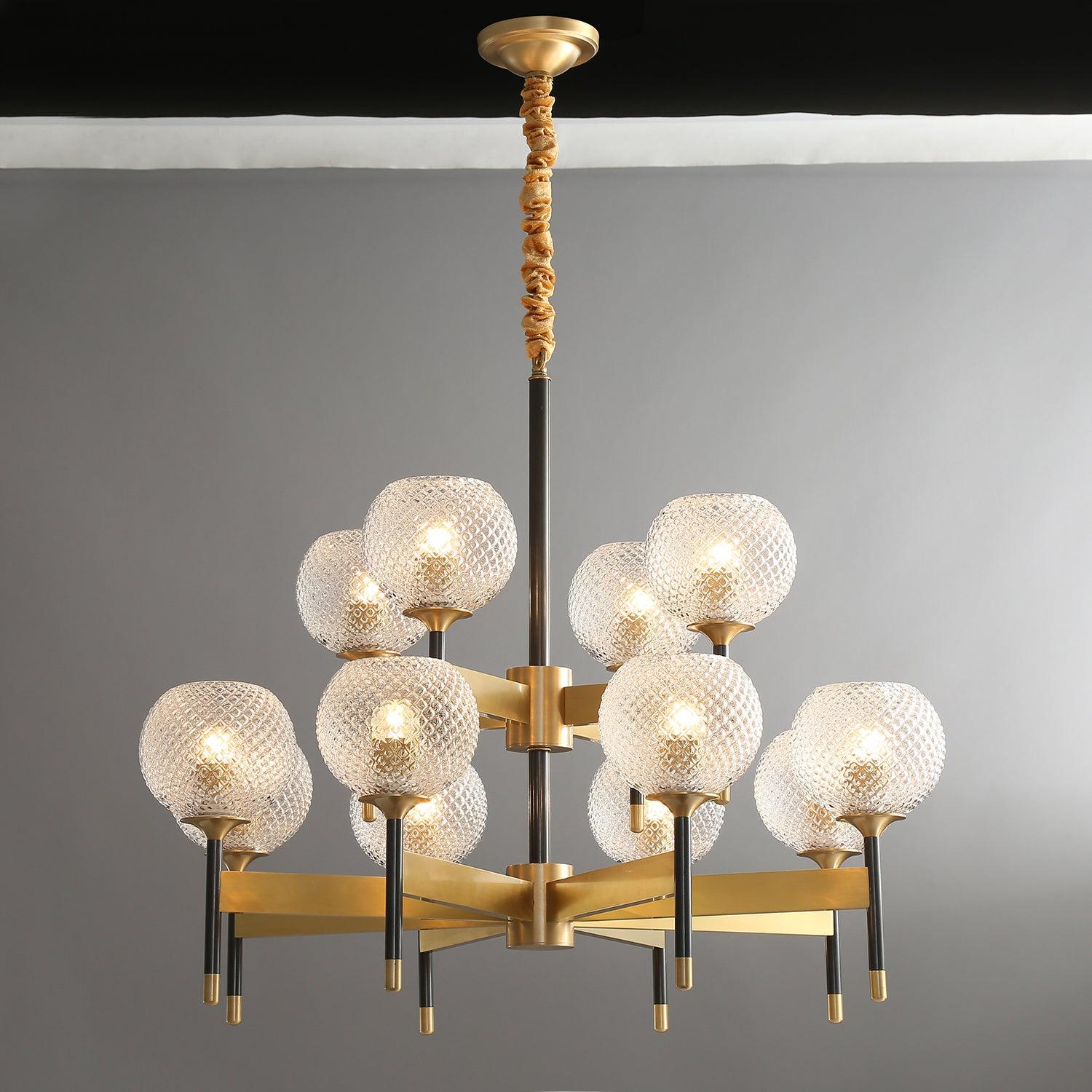 Glint Moderner Messing-Kronleuchter-Letslighting