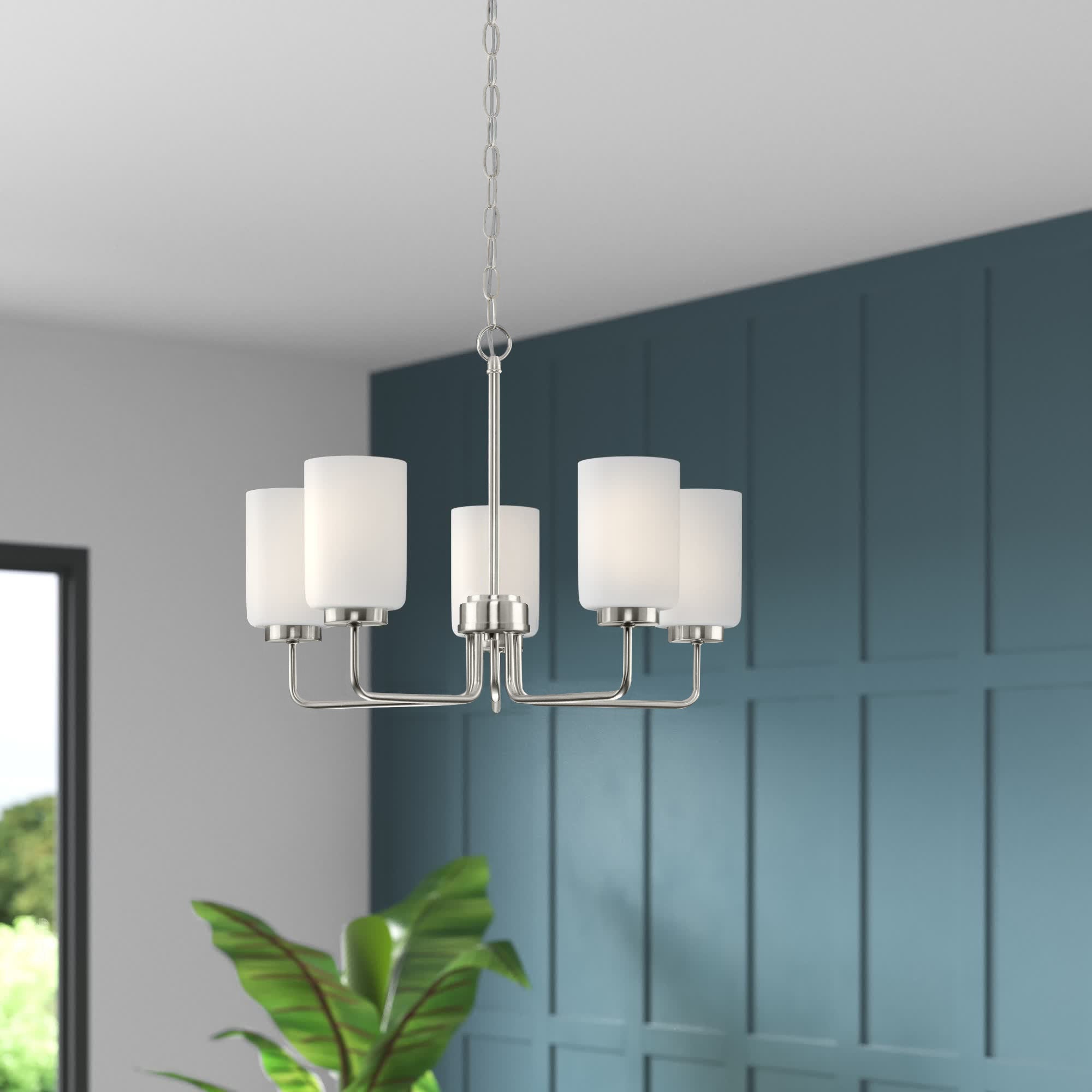 Neva Moderner Kronleuchter aus Schwarzem Glas-Letslighting