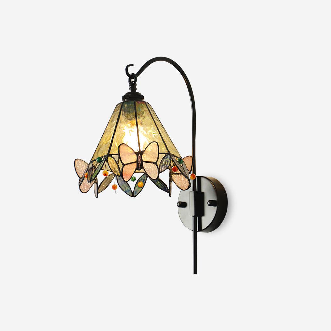 Tiffany Vintage Glas Wandleuchte-Letslighting