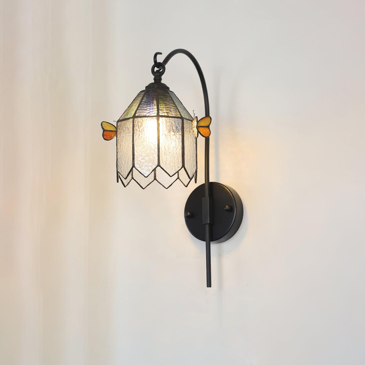 Tiffany Vintage Glas Wandleuchte-Letslighting