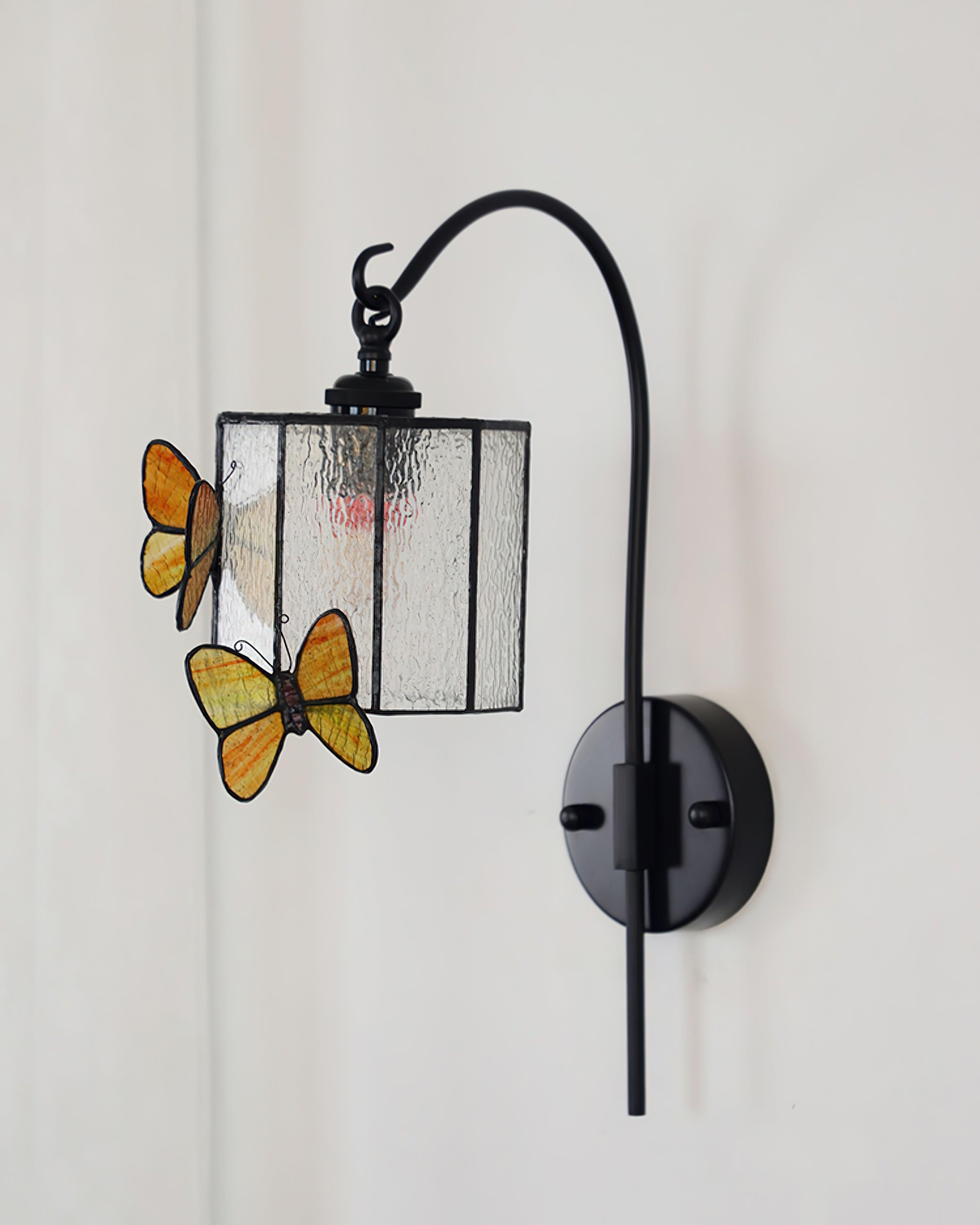 Tiffany Vintage Glas Wandleuchte-Letslighting